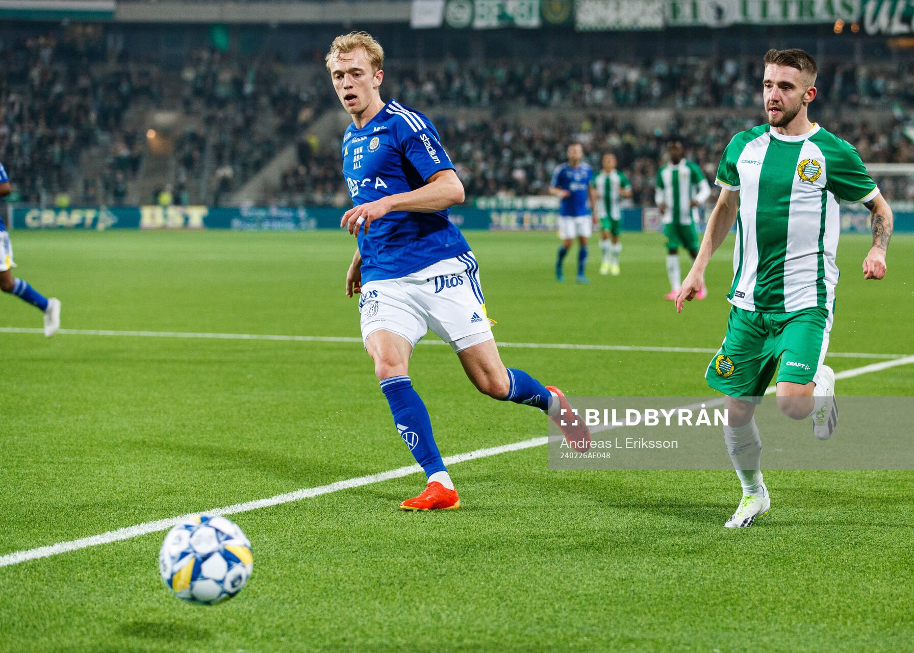 GIF Sundsvalls Pontus Lindgren och Hammarbys Anton Kralj