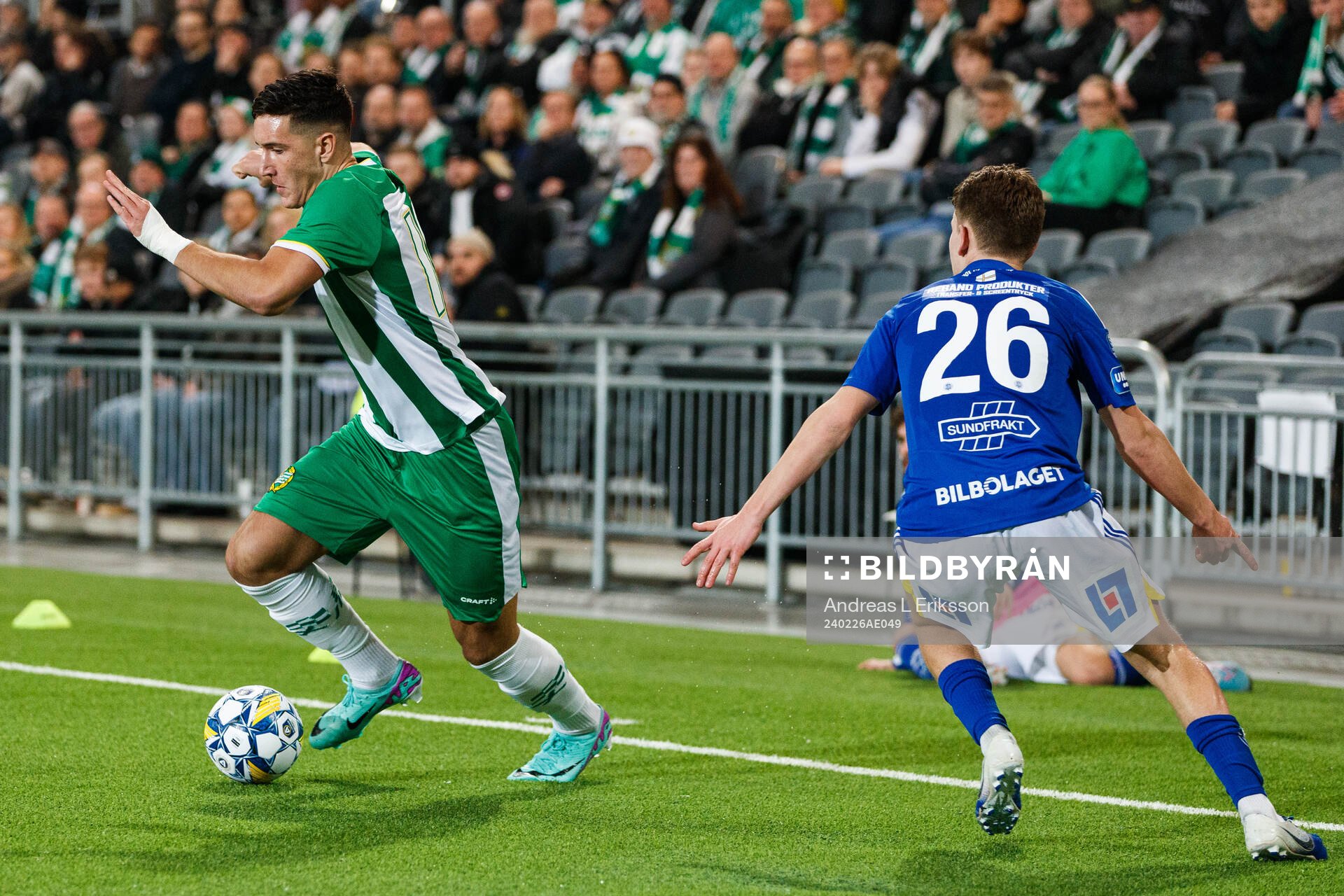 Hammarbys Deniz Gul och GIF Sundsvalls Edvard Carrick