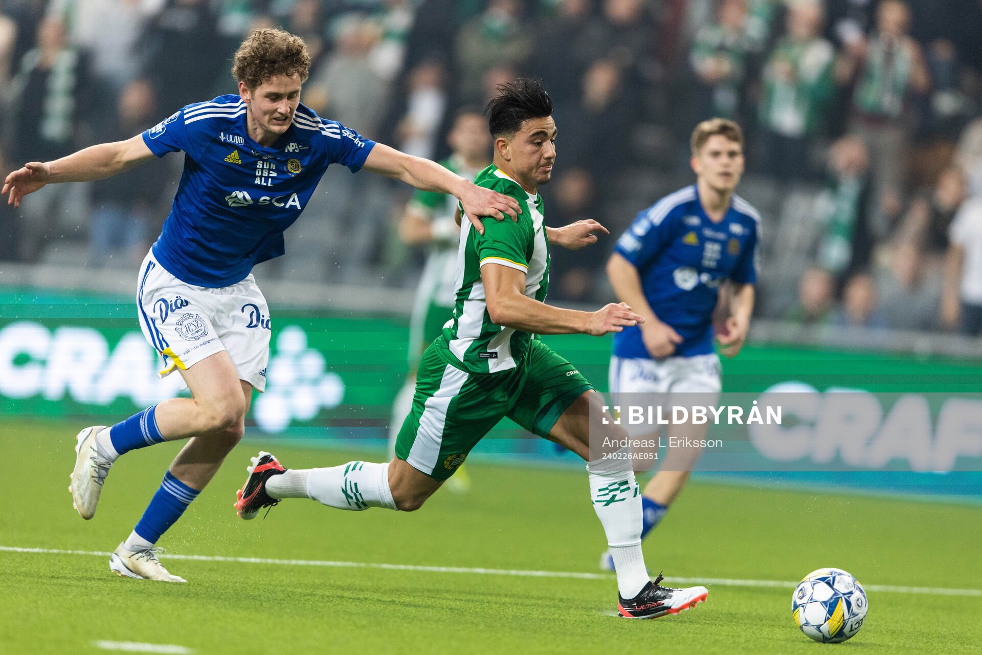 GIF Sundsvalls Anton Mossnelid och Hammarbys Jusef Erabi
