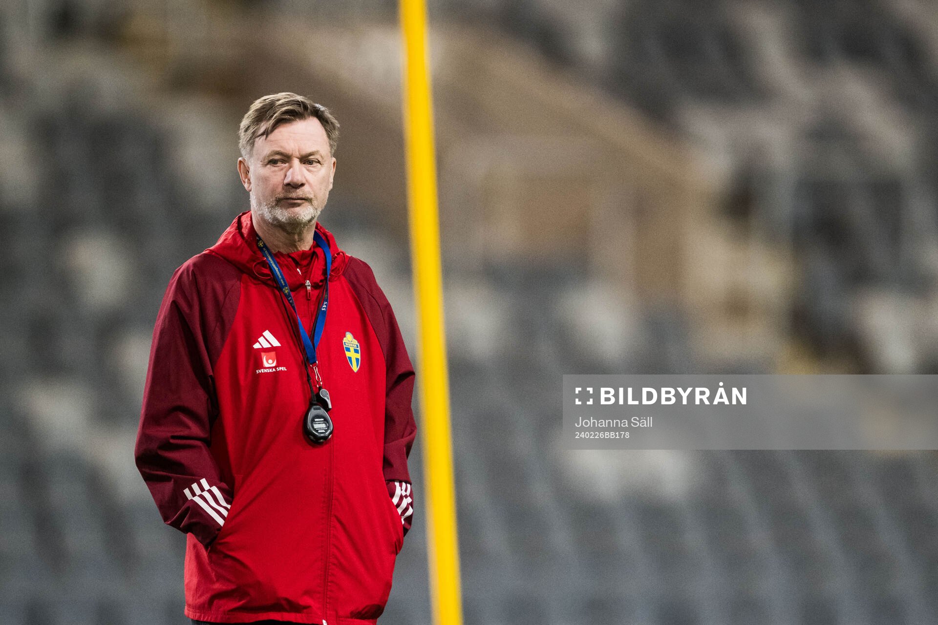 Head coach Peter Gerhardsson of Sweden