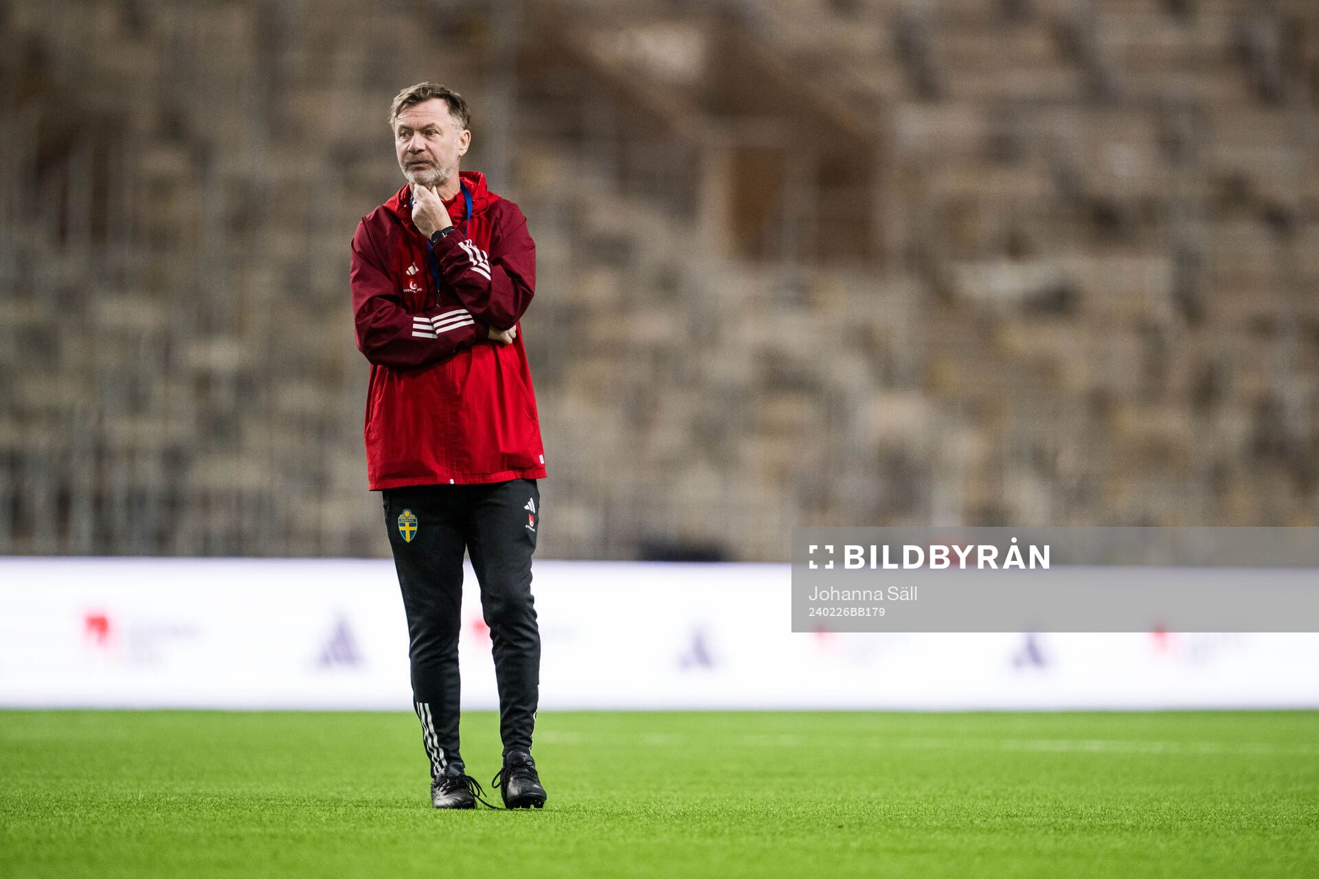 Head coach Peter Gerhardsson of Sweden
