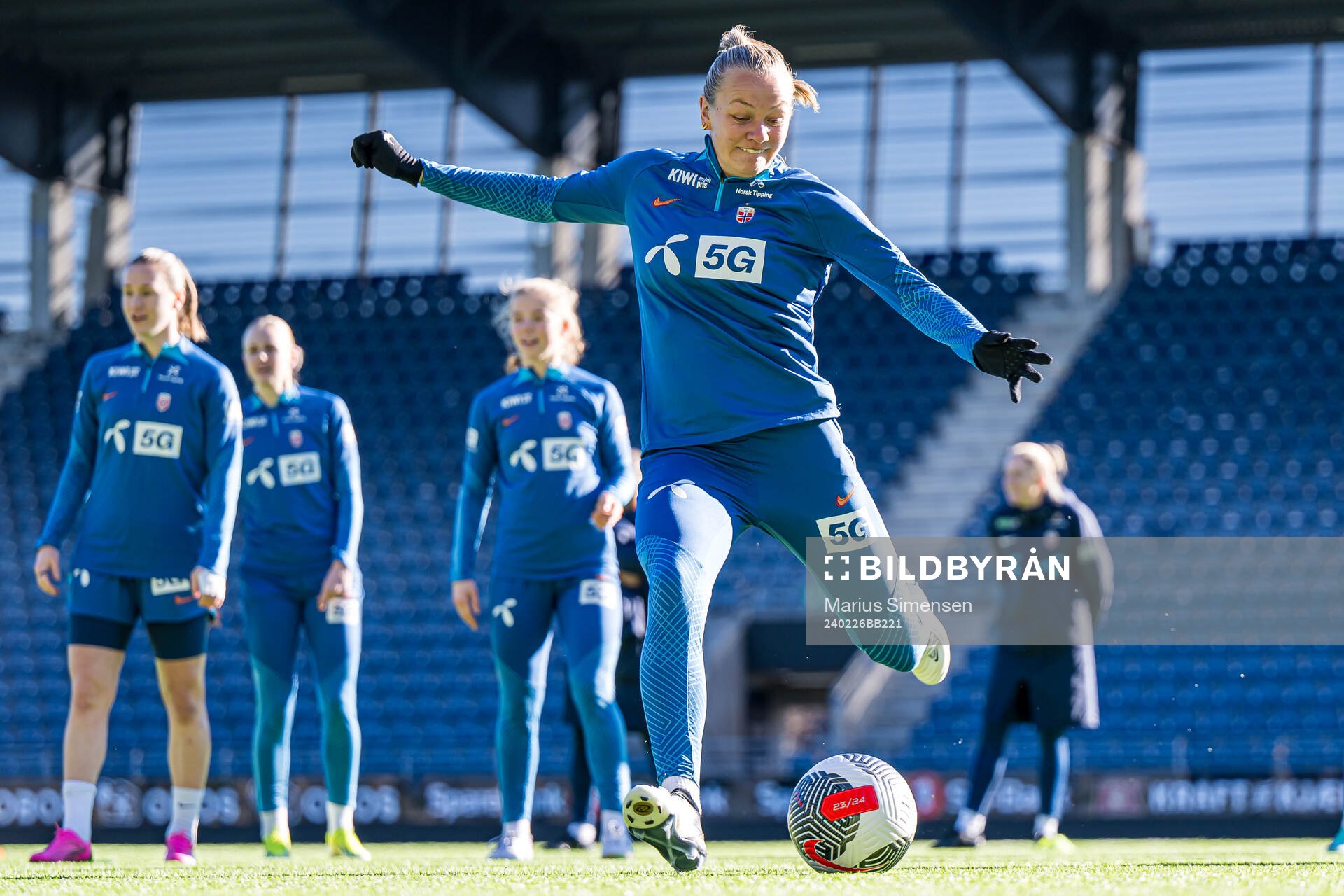 Frida Leonhardsen Maanum of the Norwegian women's national
