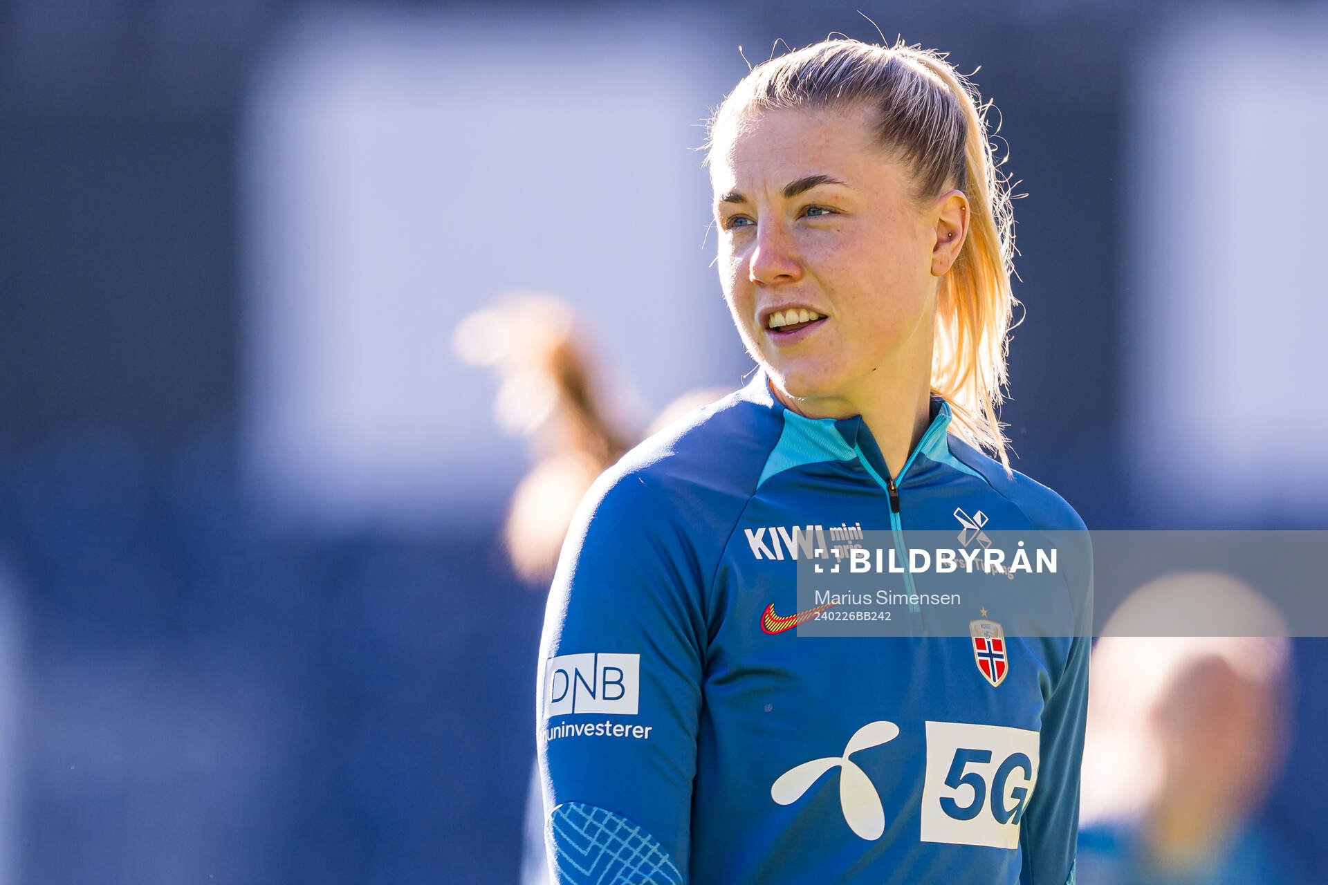 Sophie Roman Haug of the Norwegian women's national