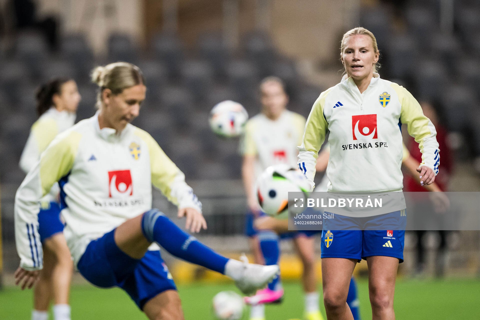 Emma Kullberg and Josefine Rybrink of Sweden