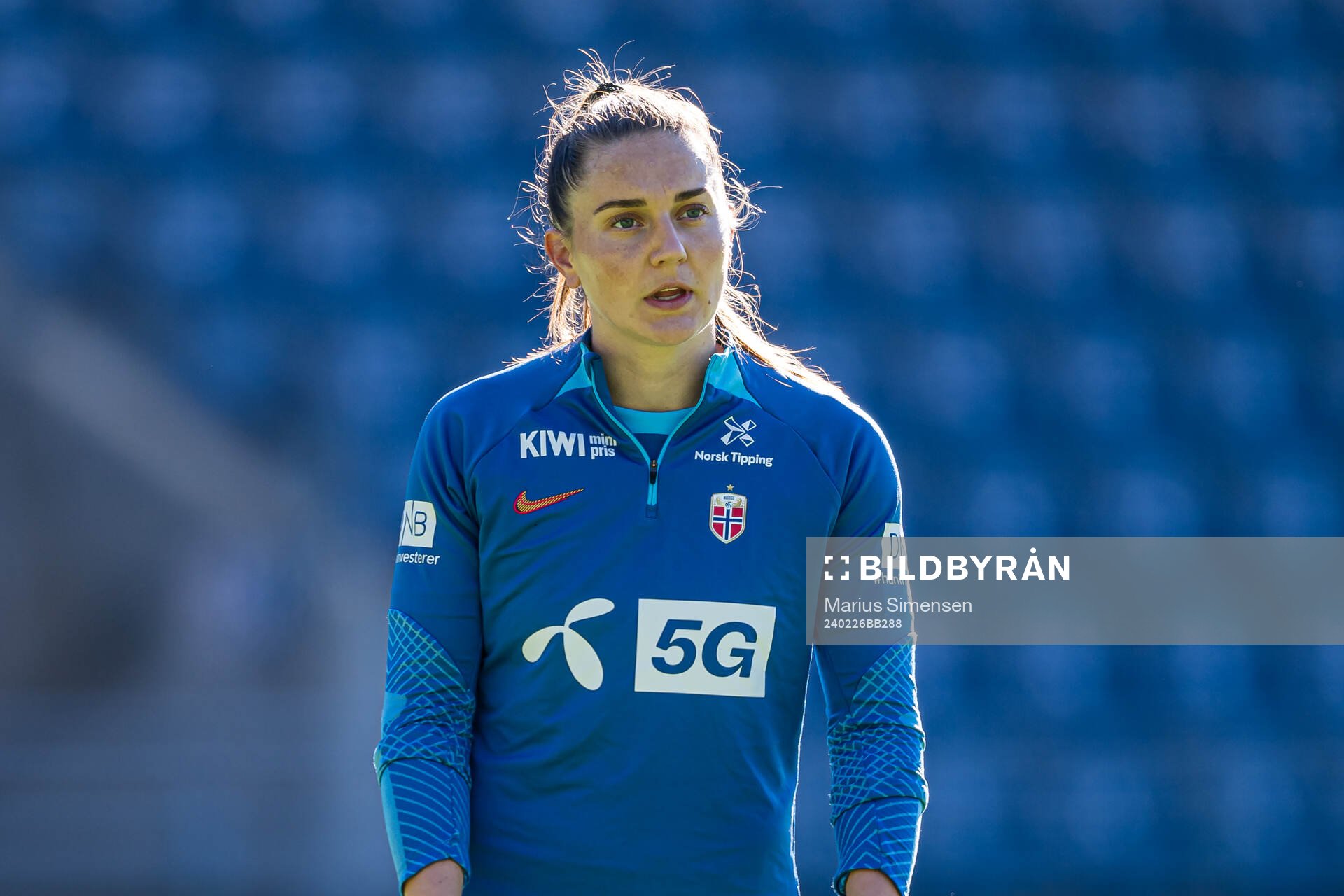 Vilde Bøe Risa of the Norwegian women's national football