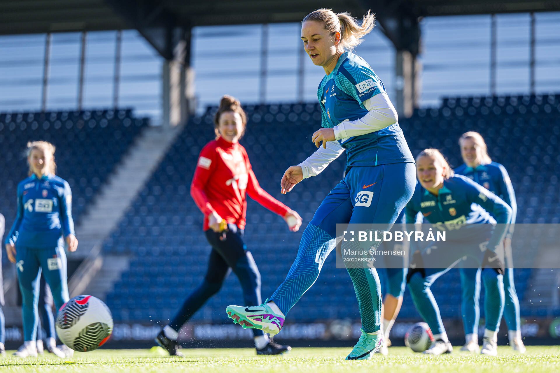 Lisa Fjeldstad Naalsund of the Norwegian women's national