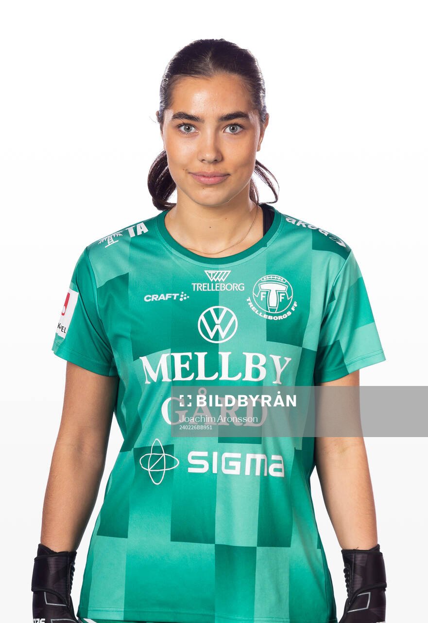 Trelleborgs Ebba Steen poserar för ett porträtt den 26 februari 2024 i Trelleborg.