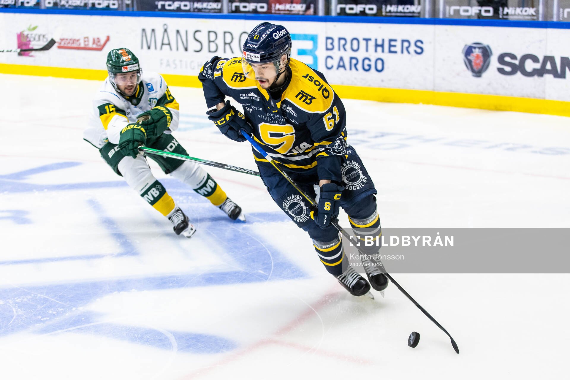Björklövens Mattias Nörstebö och Södertäljes Miikka