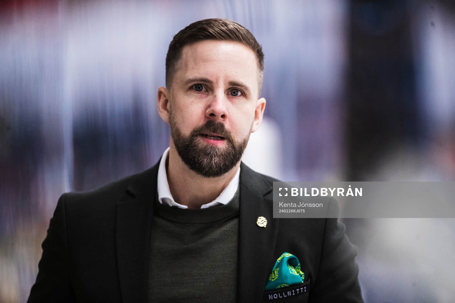 Björklövens tränare Viktor Stråhle