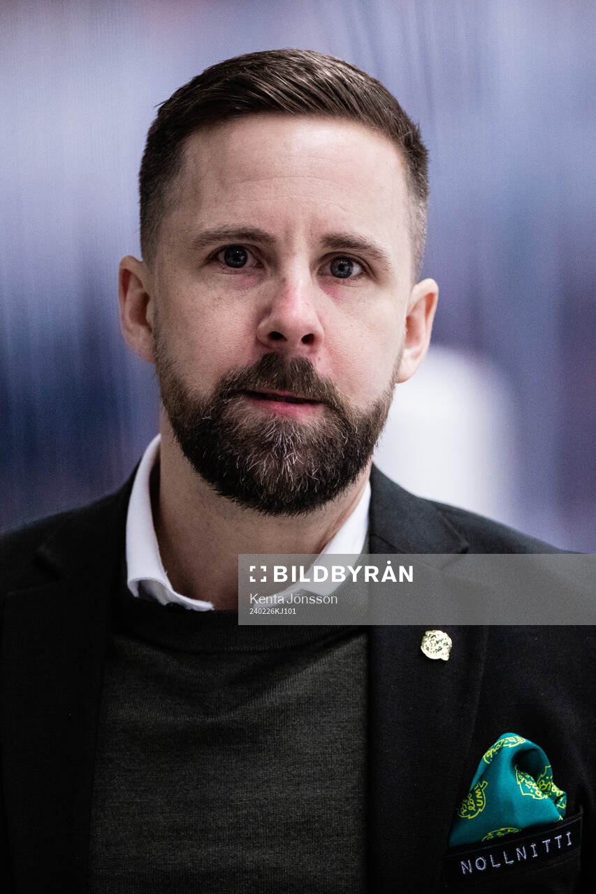 Björklövens tränare Viktor Stråhle