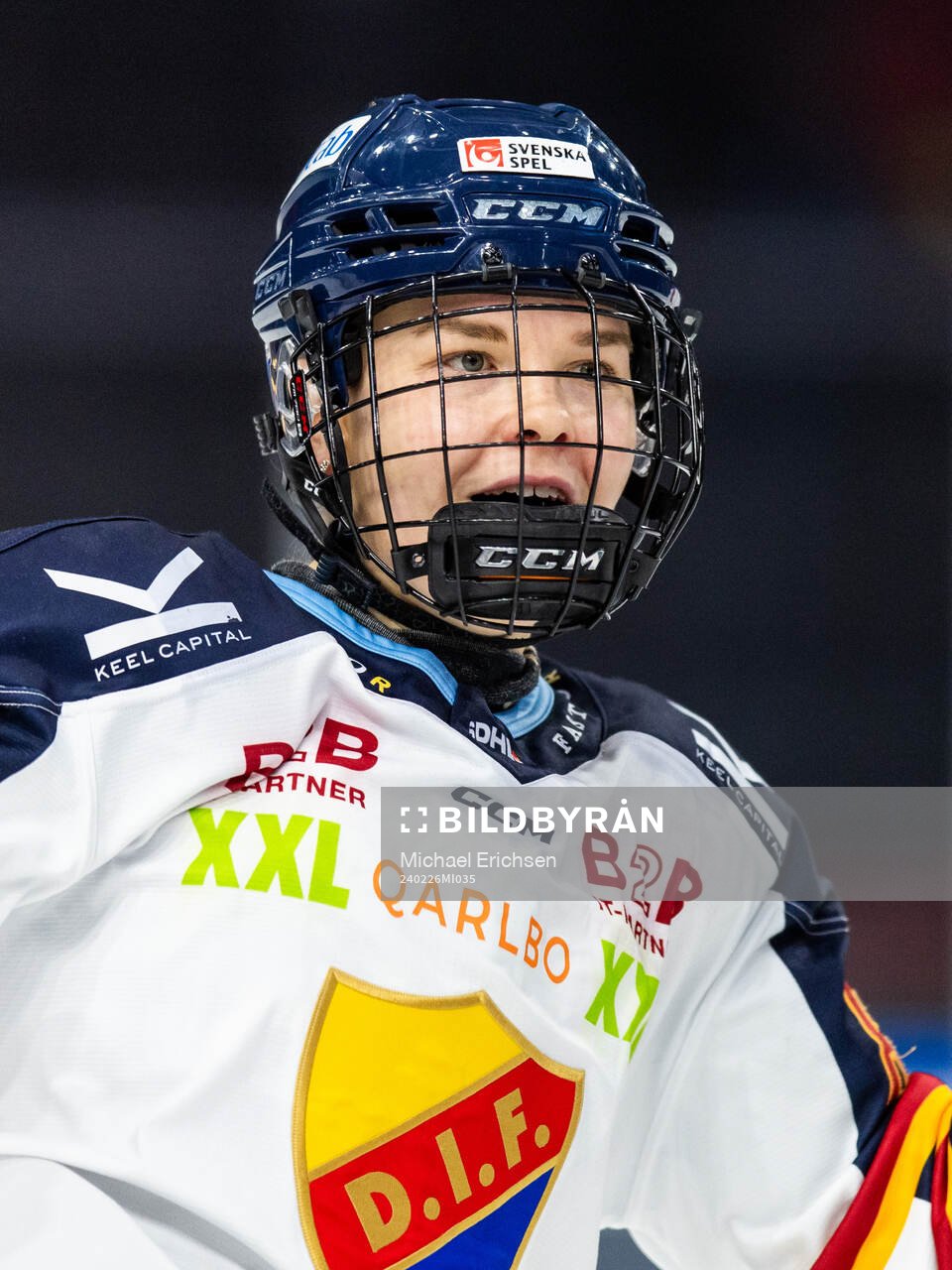 Djurgårdens Nicole Hall jublar
