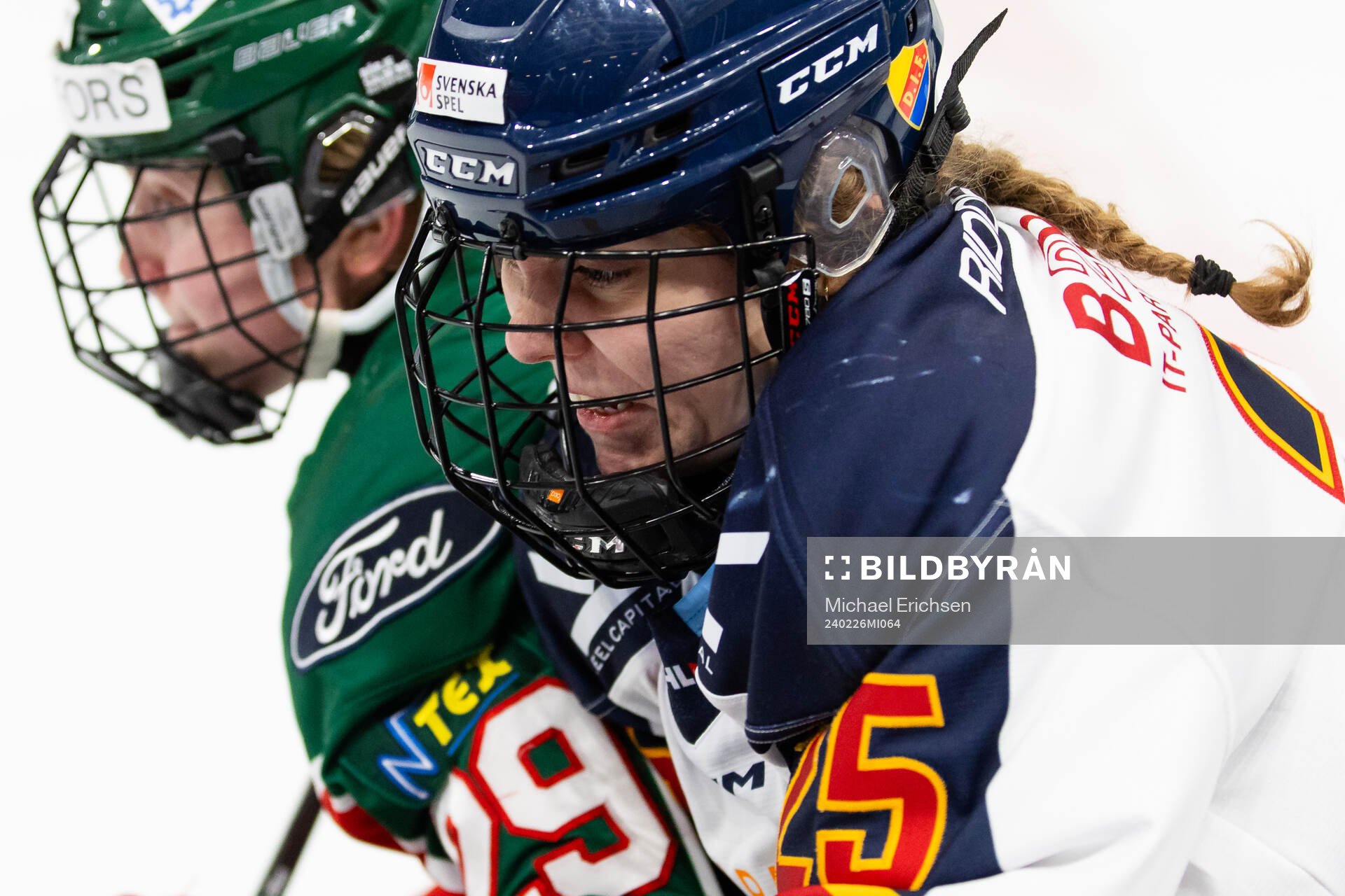 Frölundas Felizia Wikner-Zienkiewicz och Djurgårdens Sara