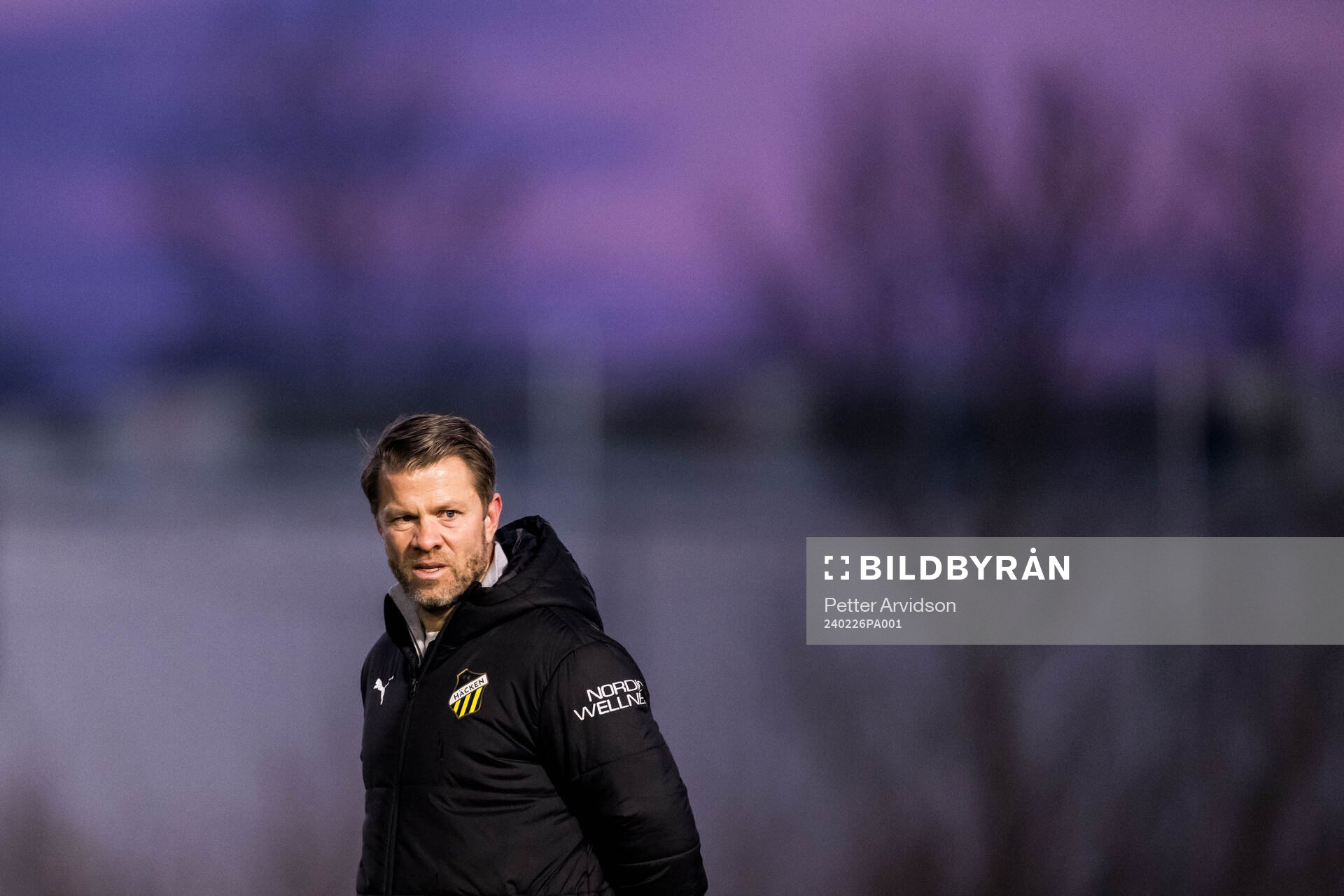 BK Häckens huvudtränare Paco Johansen