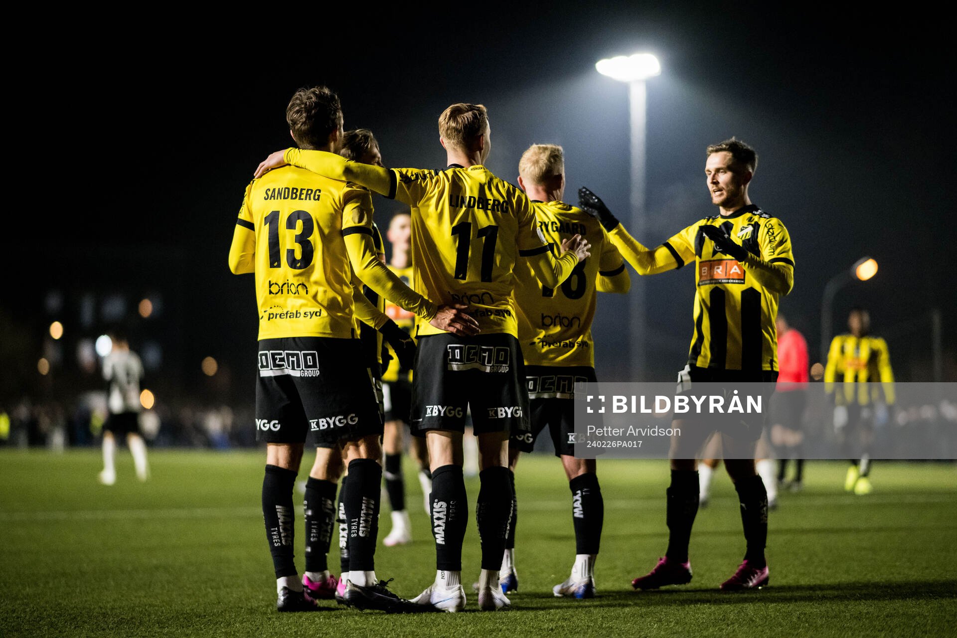 BK Häckens Julius Lindberg jublar