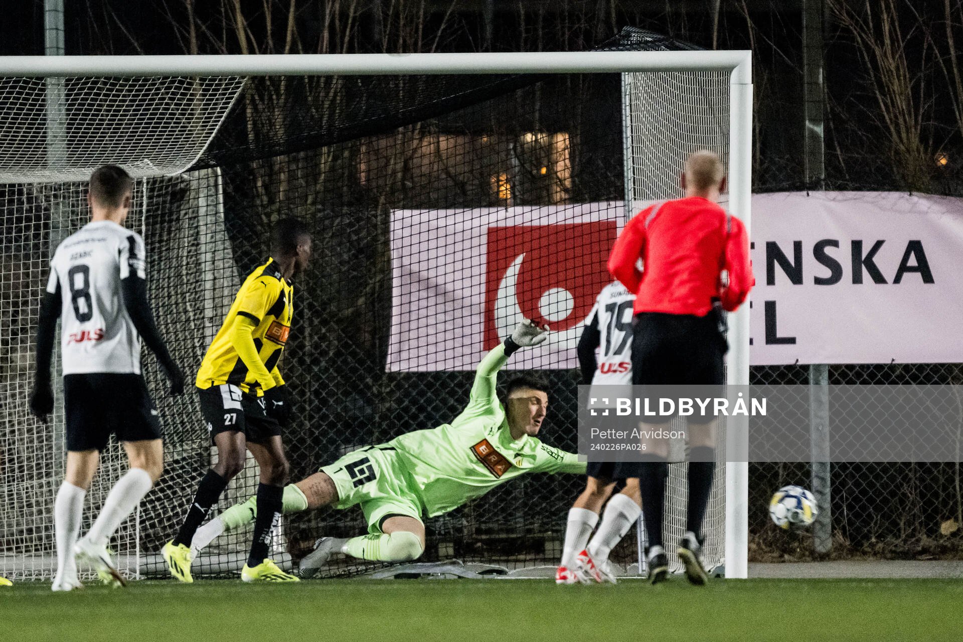 BK Häckens målvakt Andreas Linde