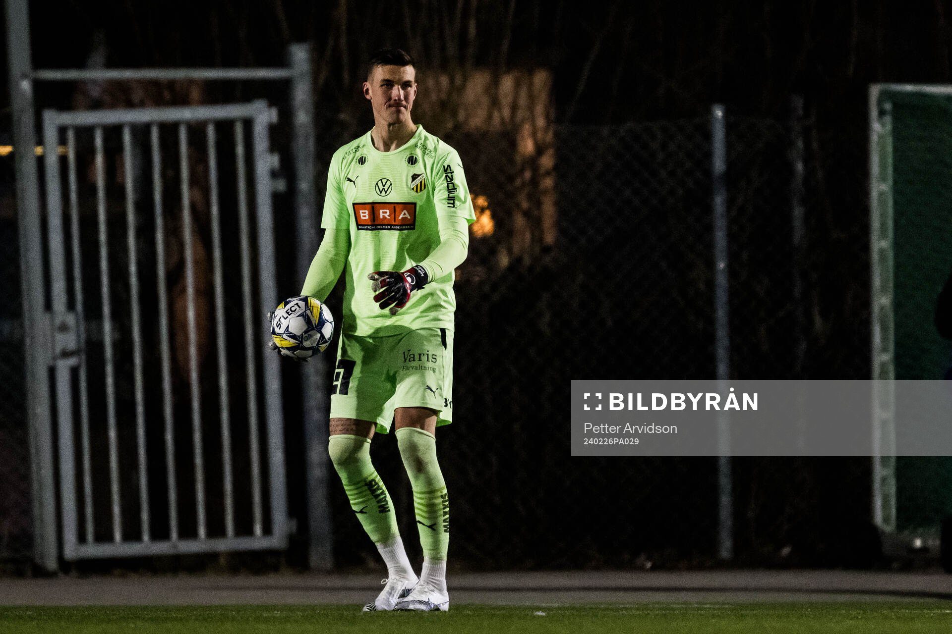 BK Häckens målvakt Andreas Linde