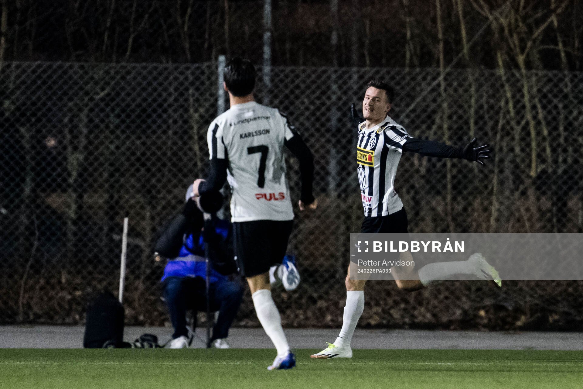 Landskronas Robin Dzabic jublar
