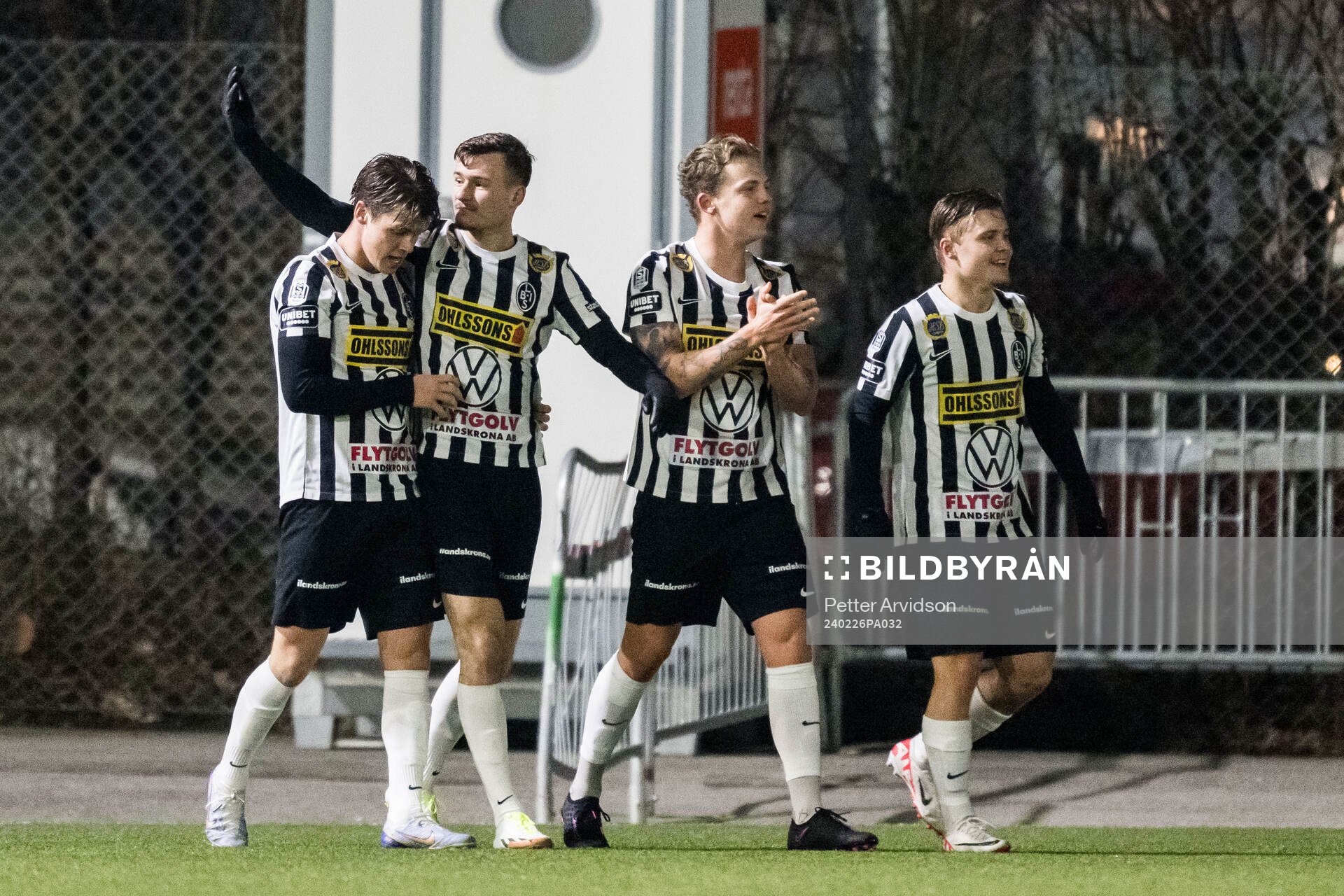 Landskronas Robin Dzabic jublar
