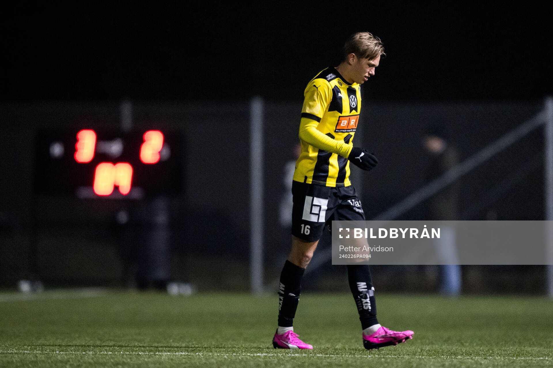 BK Häckens Pontus Dahbo deppar