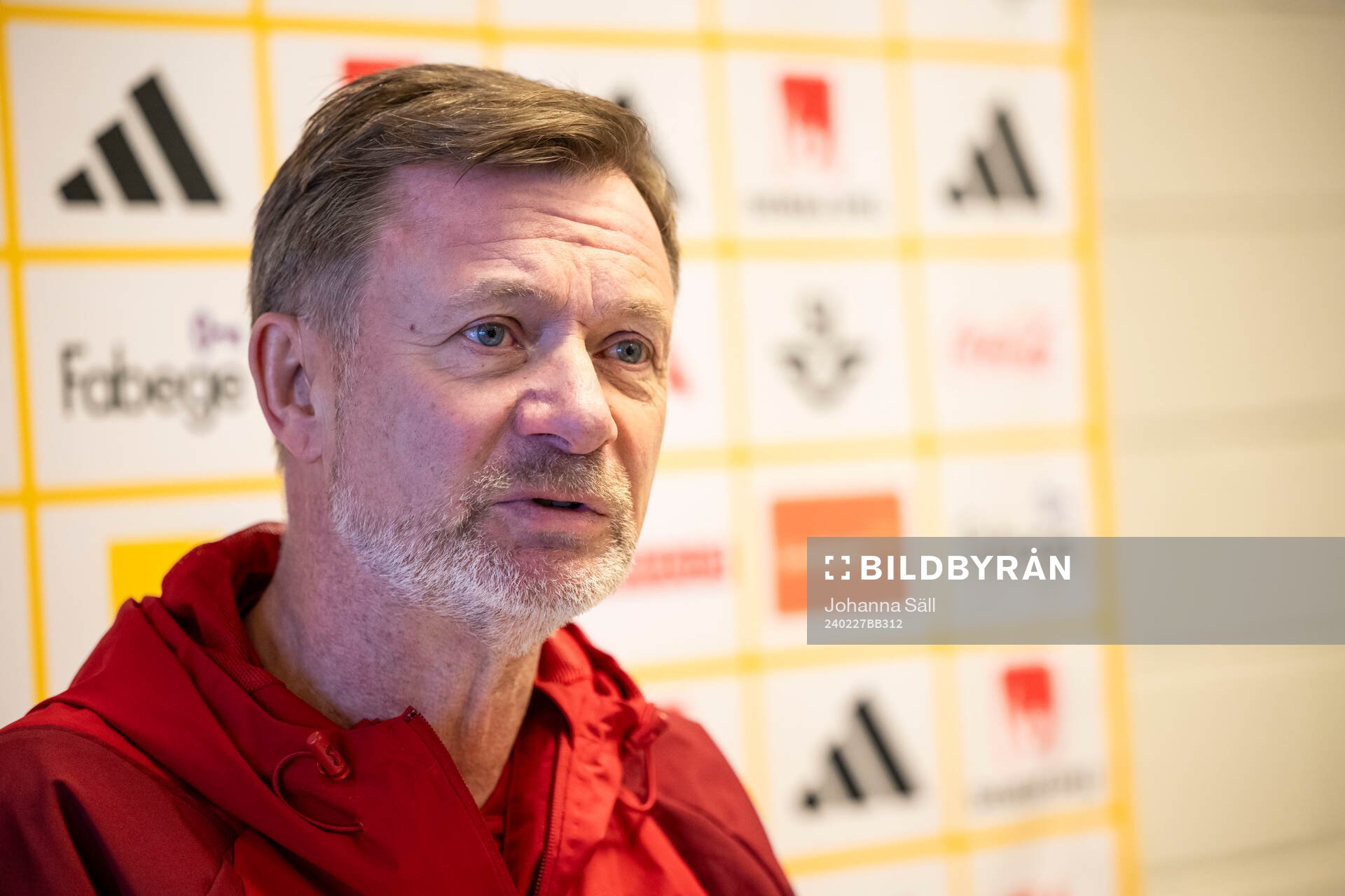 Head coach Peter Gerhardsson