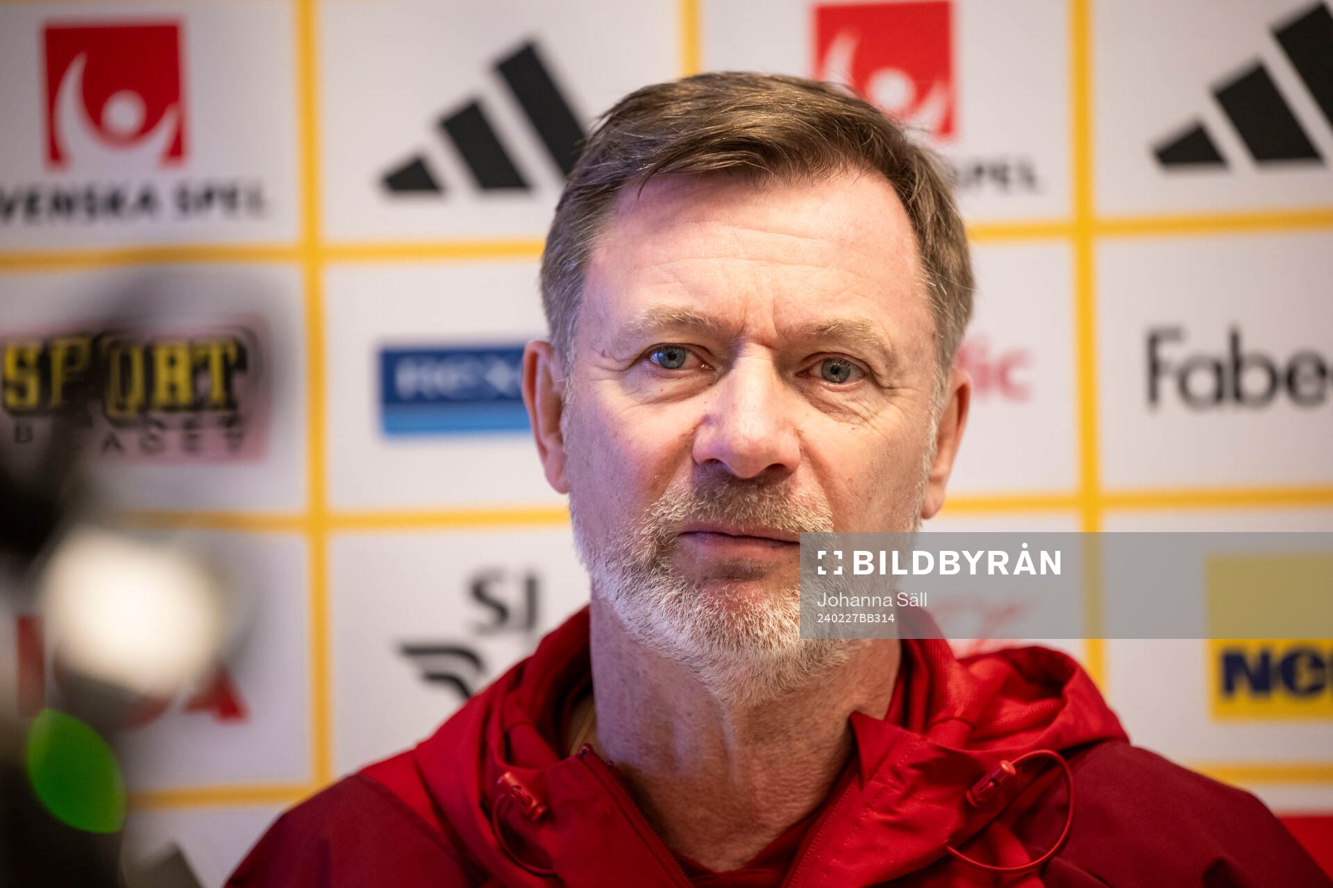 Head coach Peter Gerhardsson