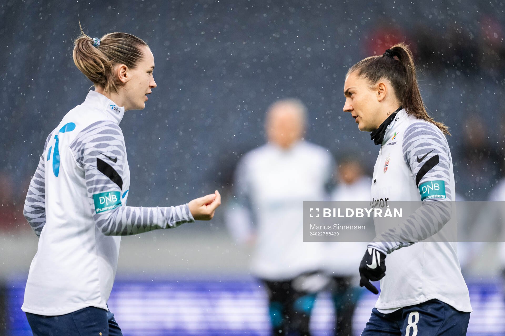 Elisabeth Terland and Vilde Bøe Risa of Norway