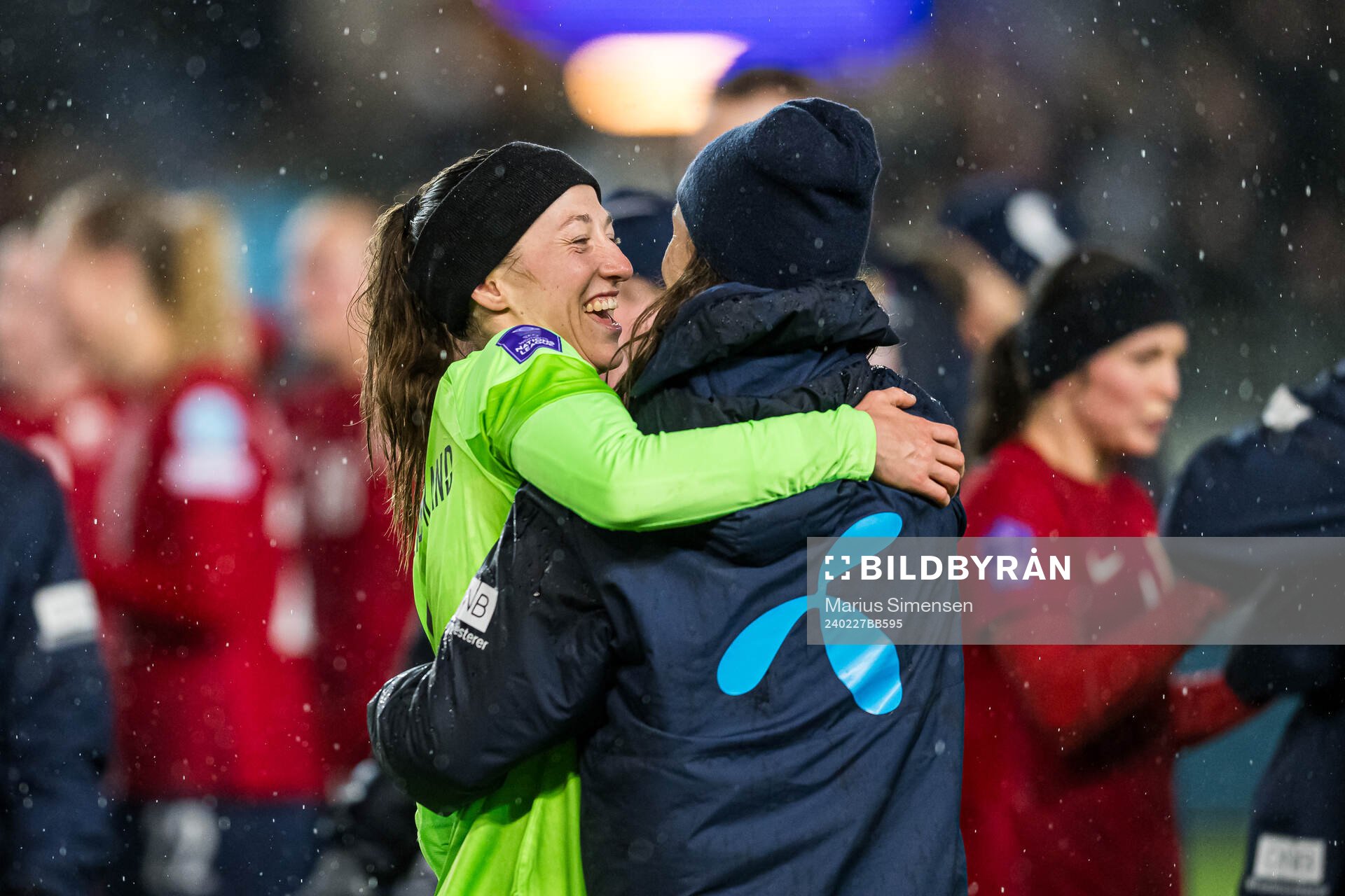 Cecilie Hauståker Fiskerstrand of Norway celebrates