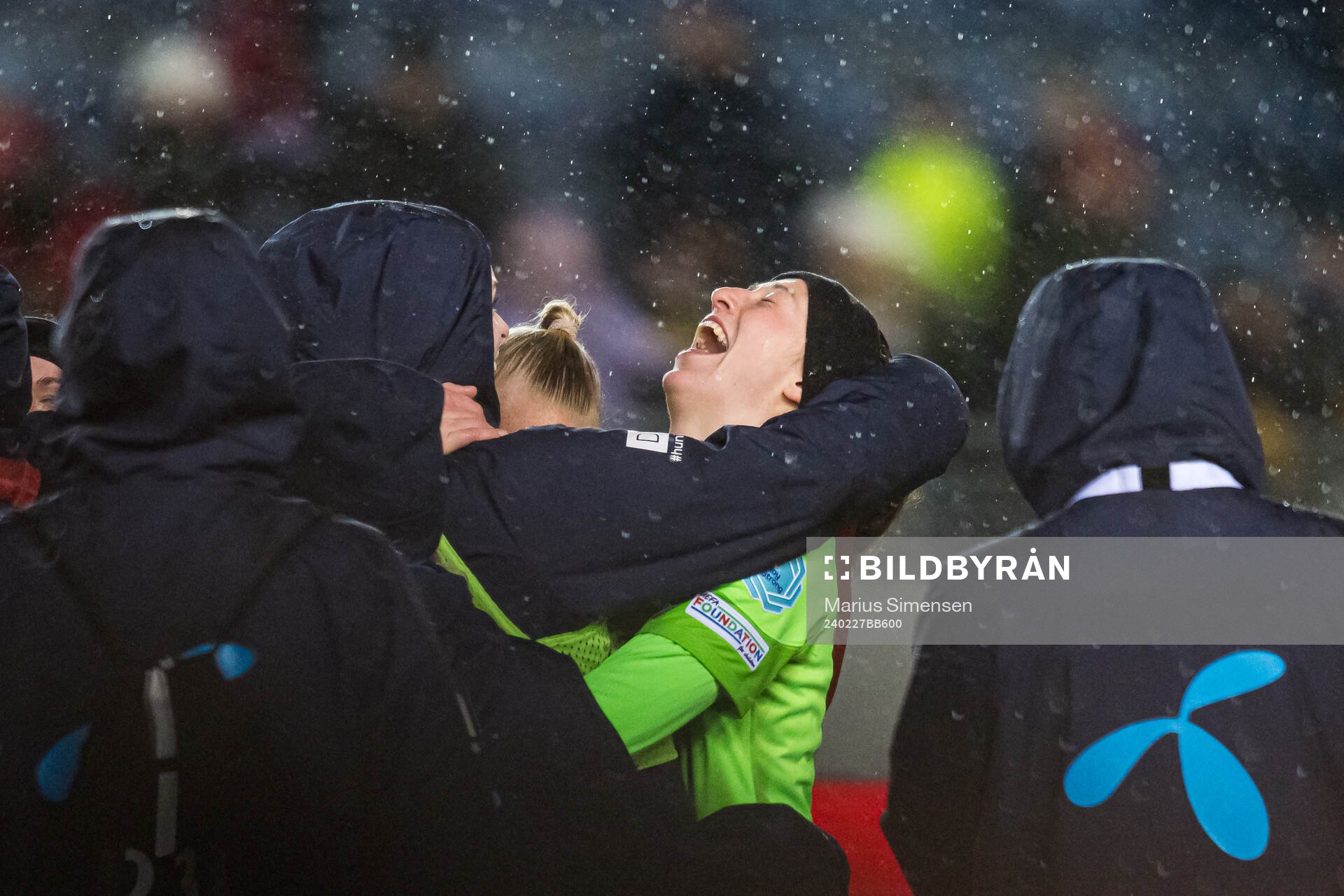 Cecilie Hauståker Fiskerstrand of Norway celebrates