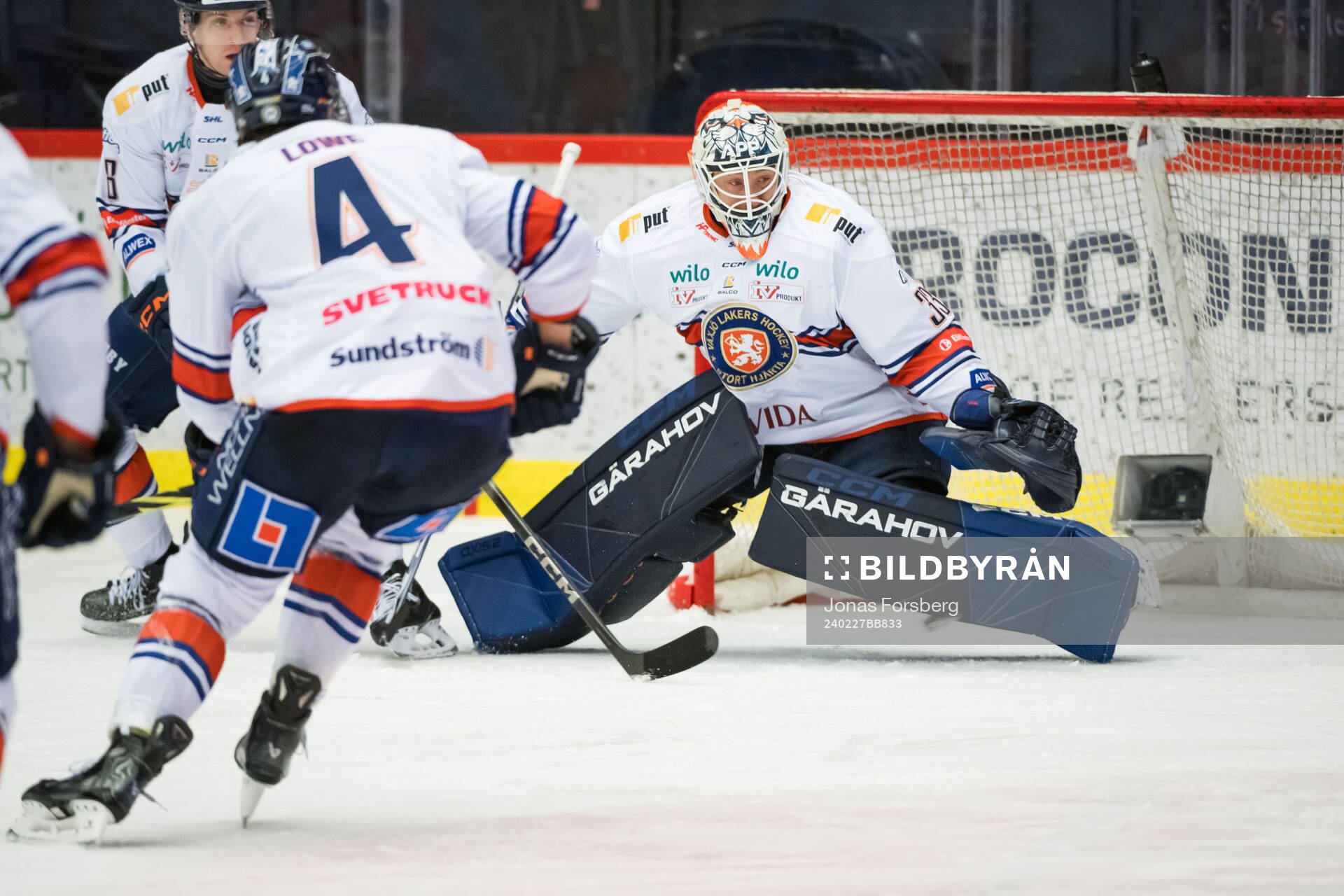 Växjös målvakt Emil Larmi