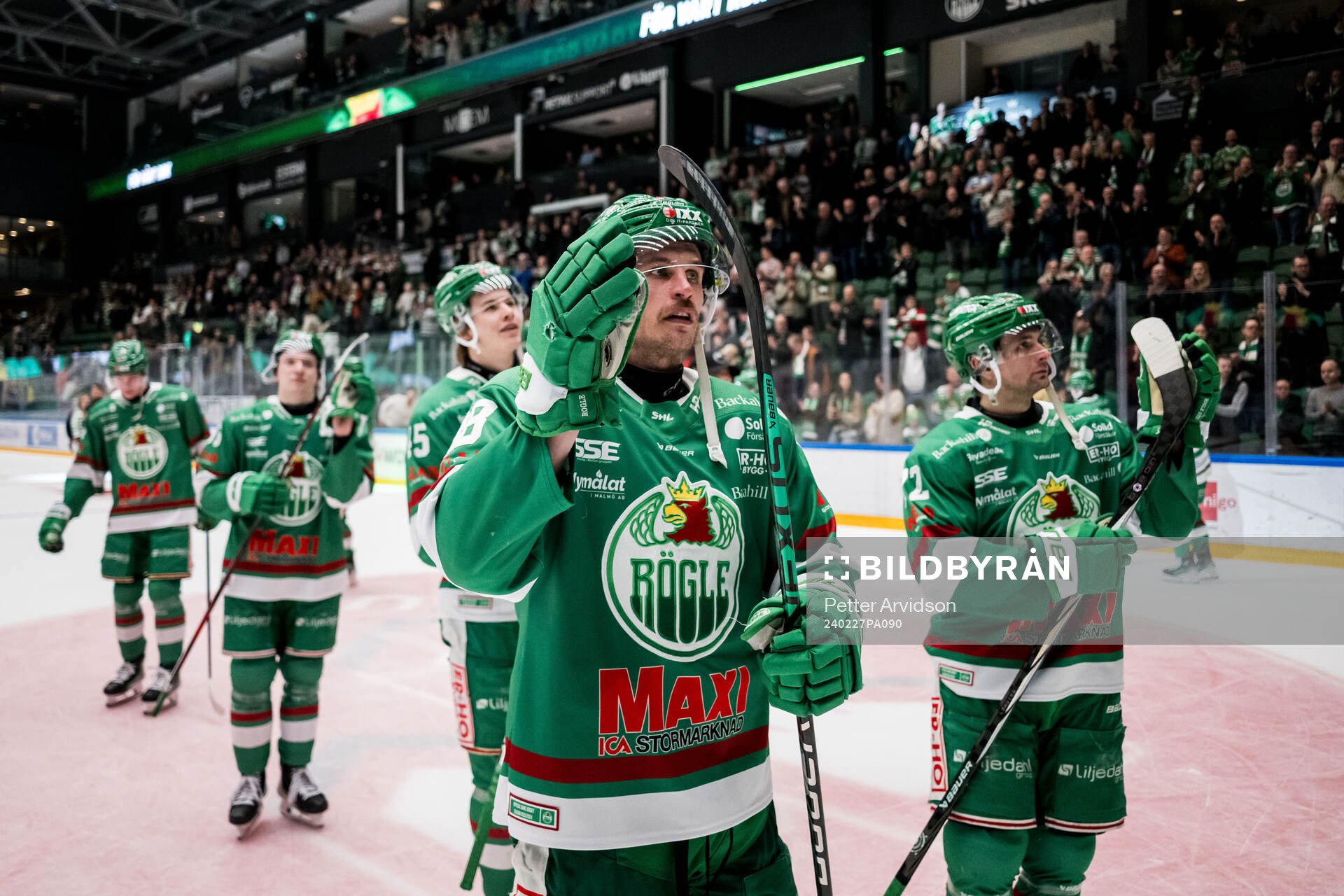 Rögles Brandon Davidson jublar
