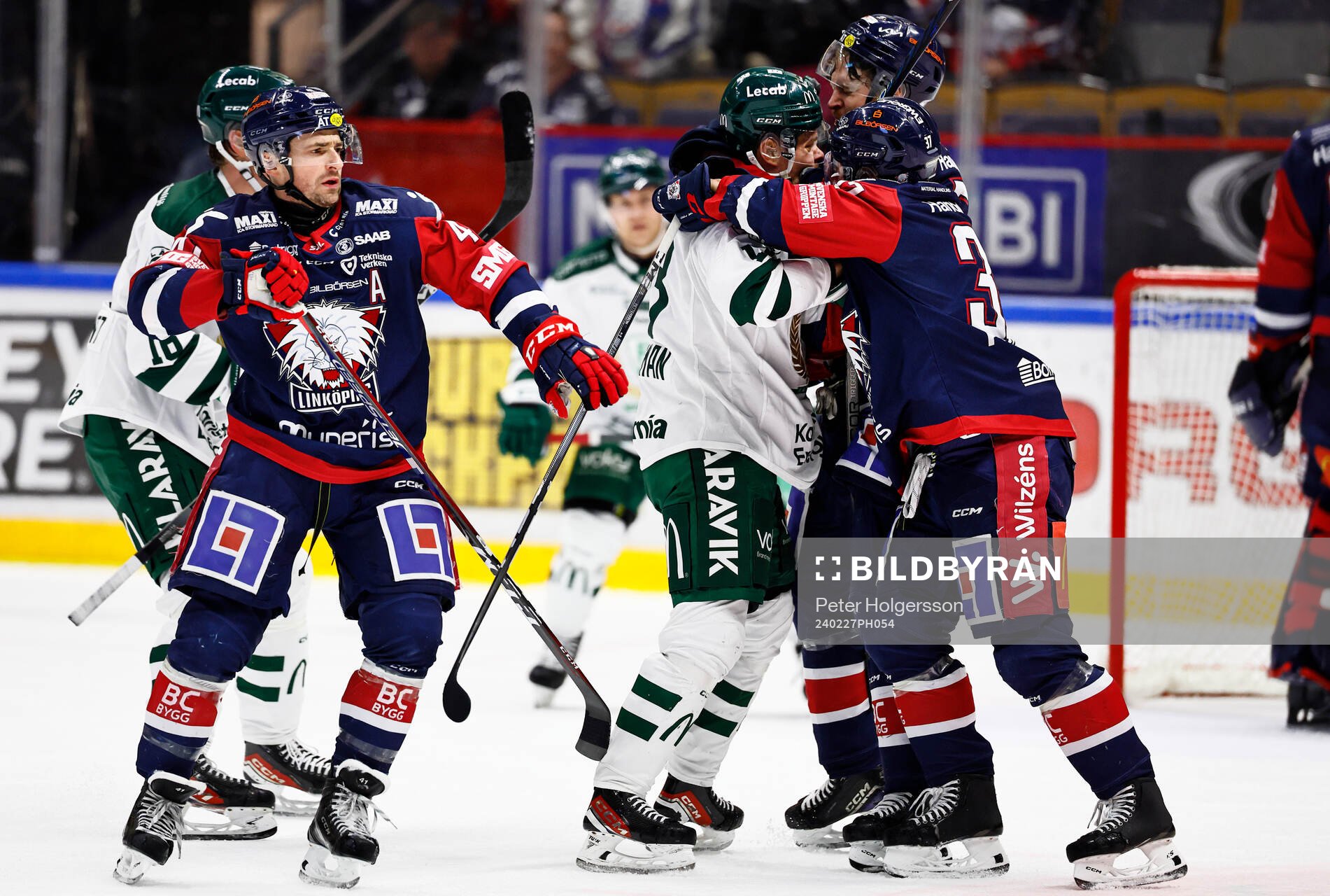 Linköpings Broc Little och Jesper Pettersson