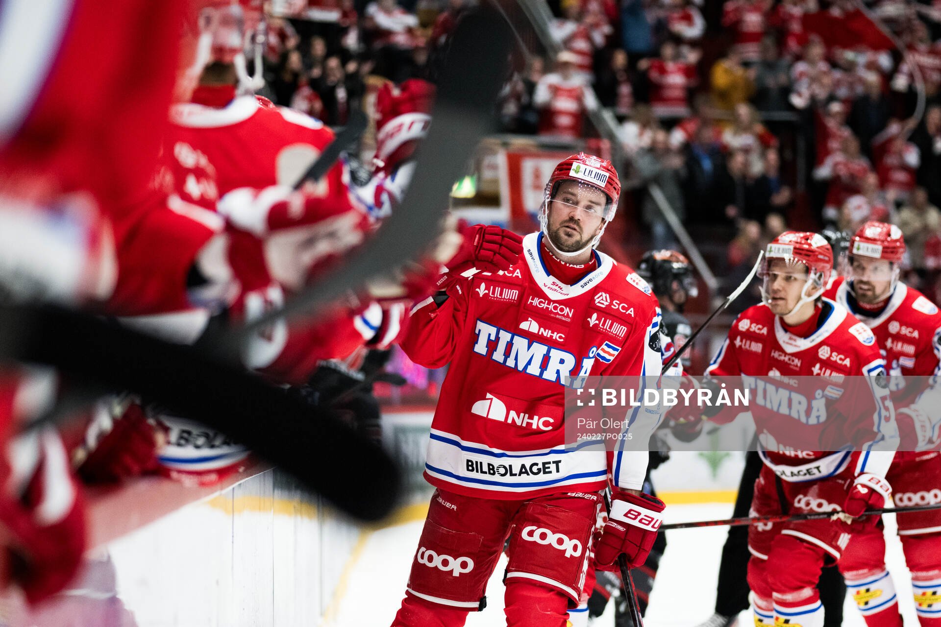 Timrås Tim Erixon jublar