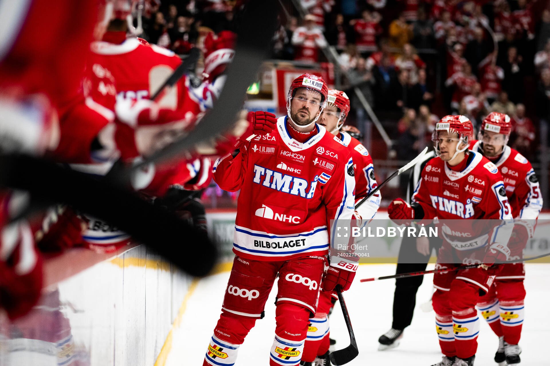 Timrås Tim Erixon jublar