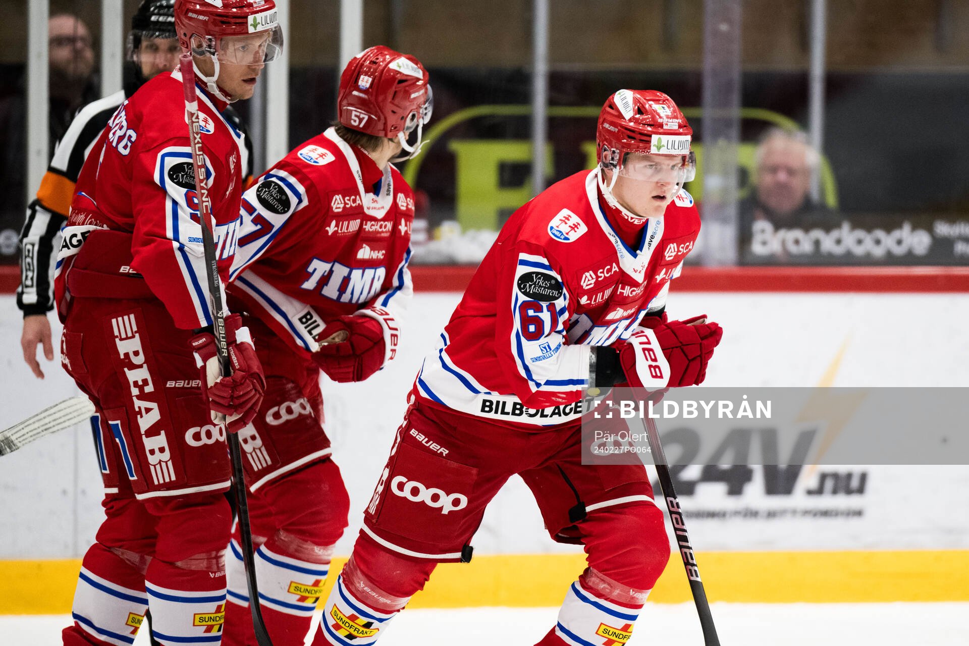 Timrås Axel Rindell jublar