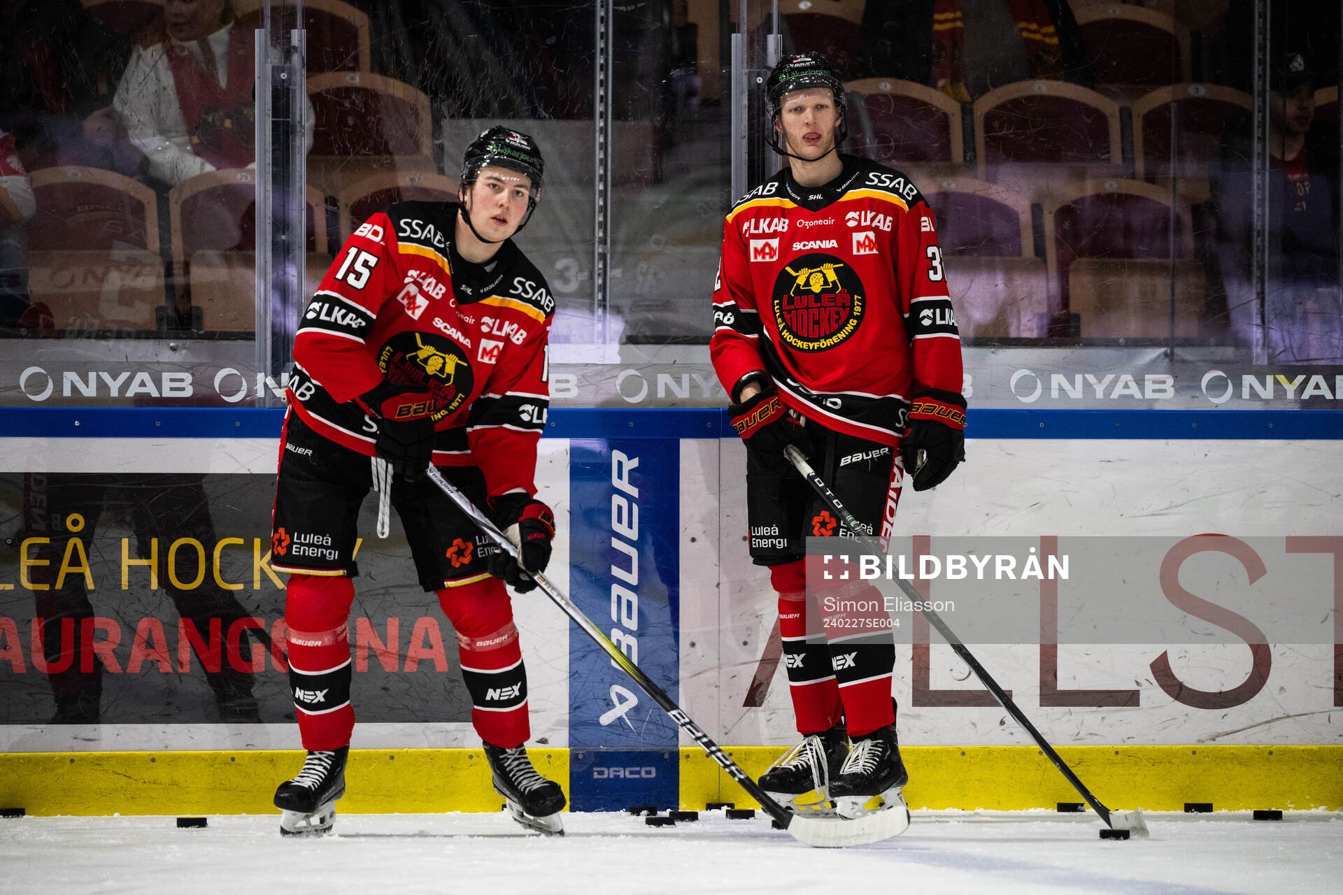 Luleås David Granberg och Elias Callgren