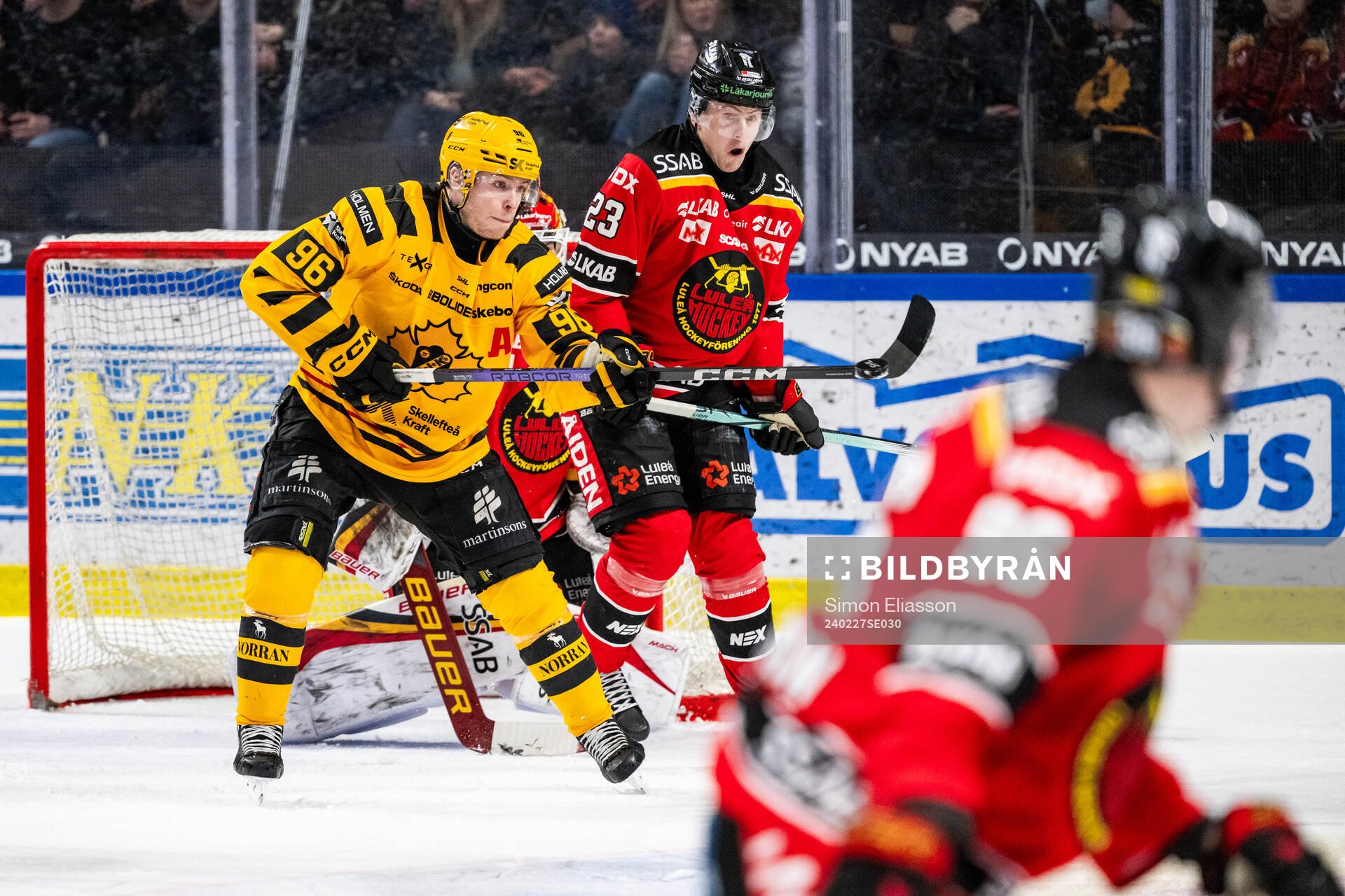 Skellefteås Rickard Hugg och Luleås Jesper Sellgren