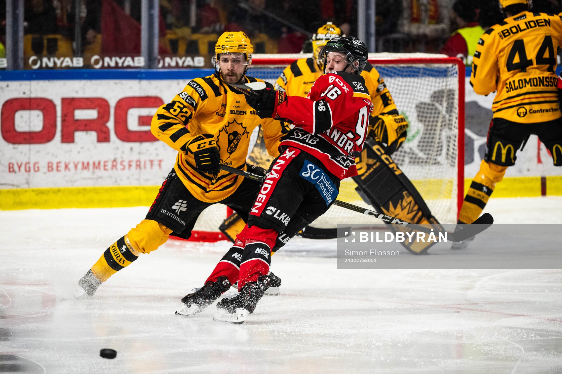 Skellefteås Arvid Lundberg och Luleås Pontus Andreasson
