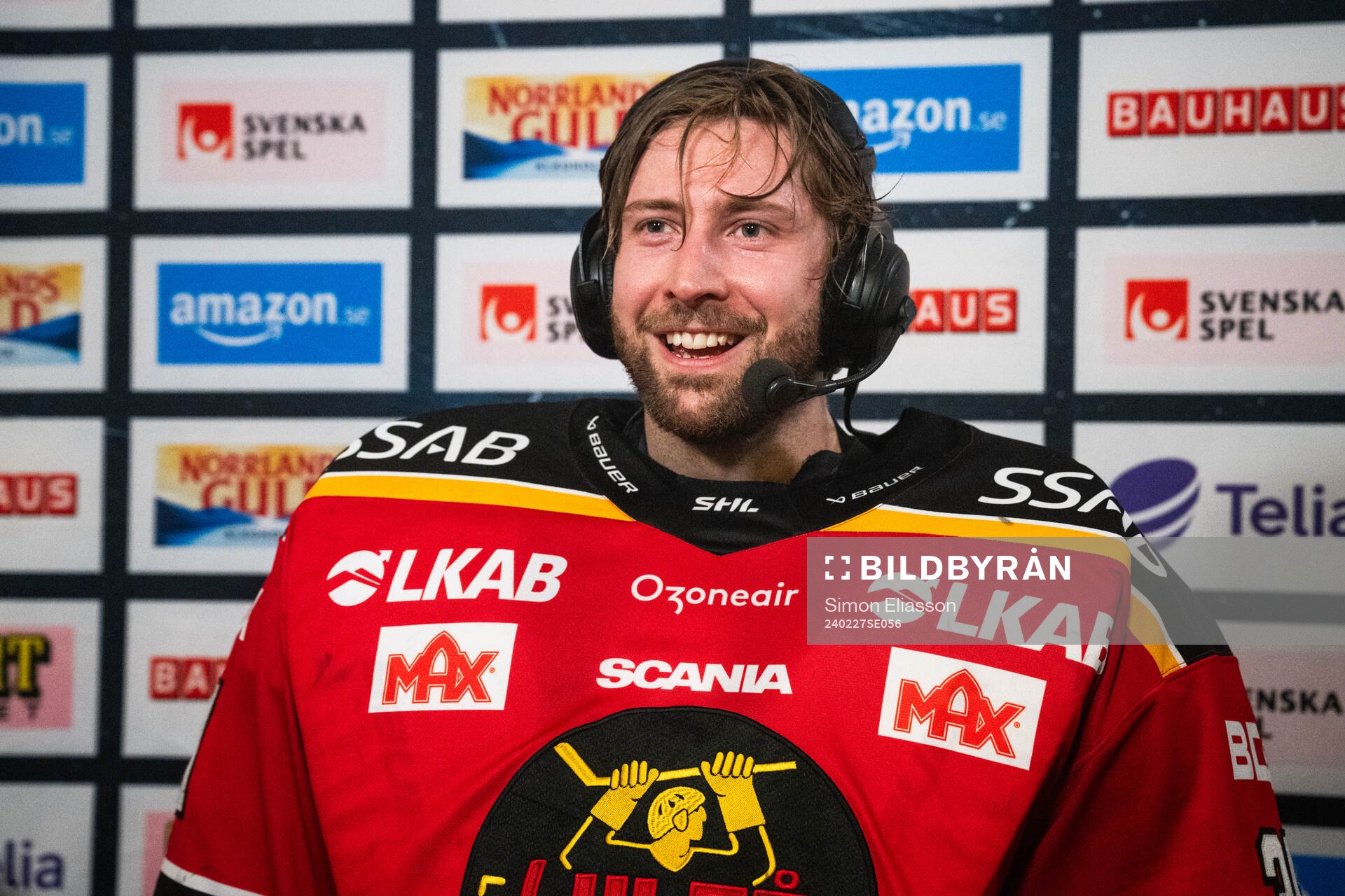 Luleås målvakt Joel Lassinantti