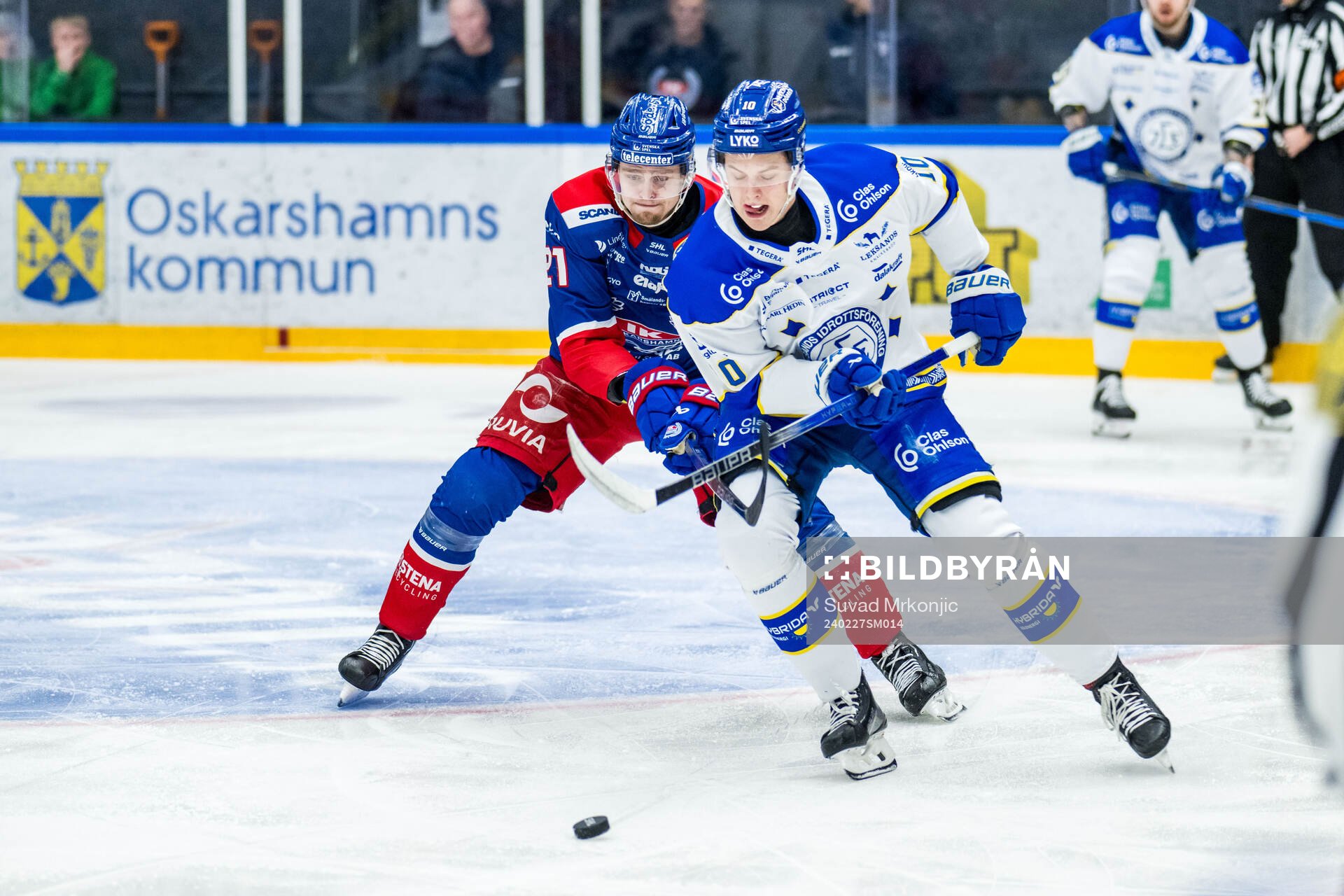 Oskarshamns Hampus Karlsson och Leksands Anton Johansson