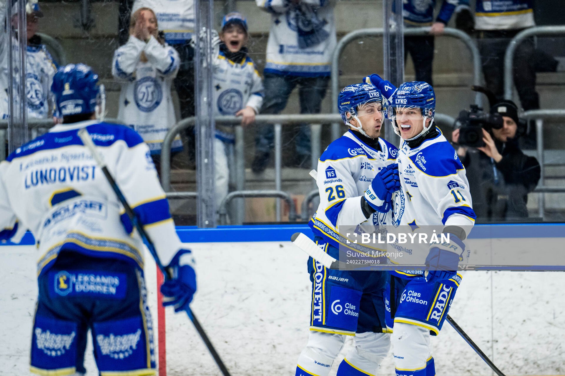 Leksands Patrik Norén jublar