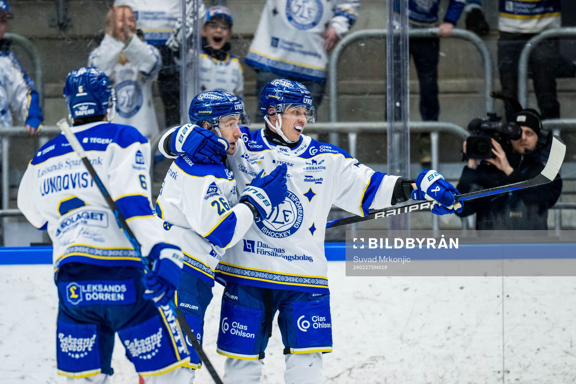 Leksands Patrik Norén jublar