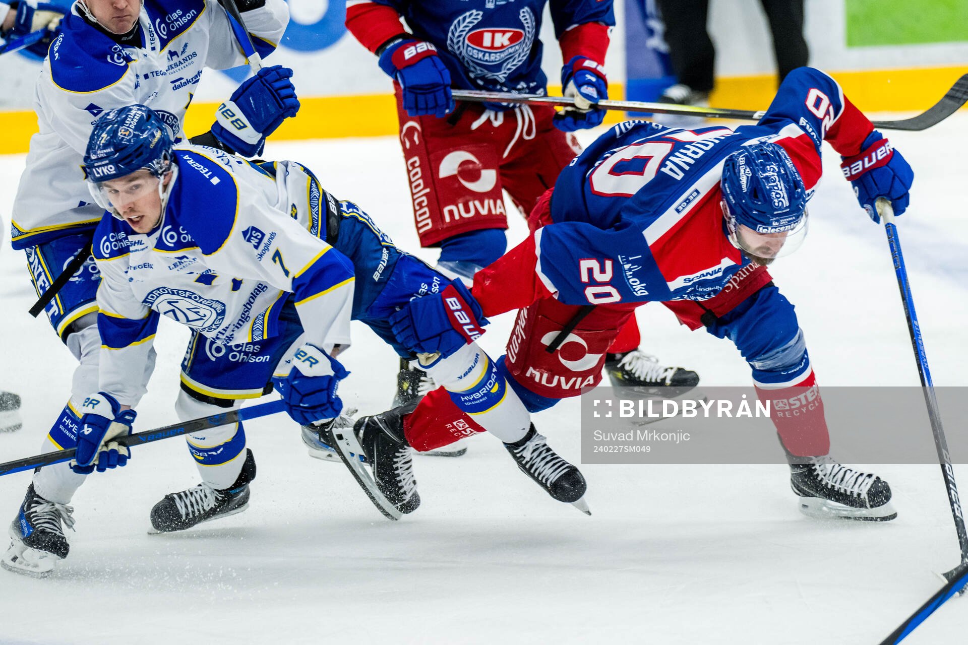 Leksands Marcus Karlberg och Oskarshamns Hynek Zohorna