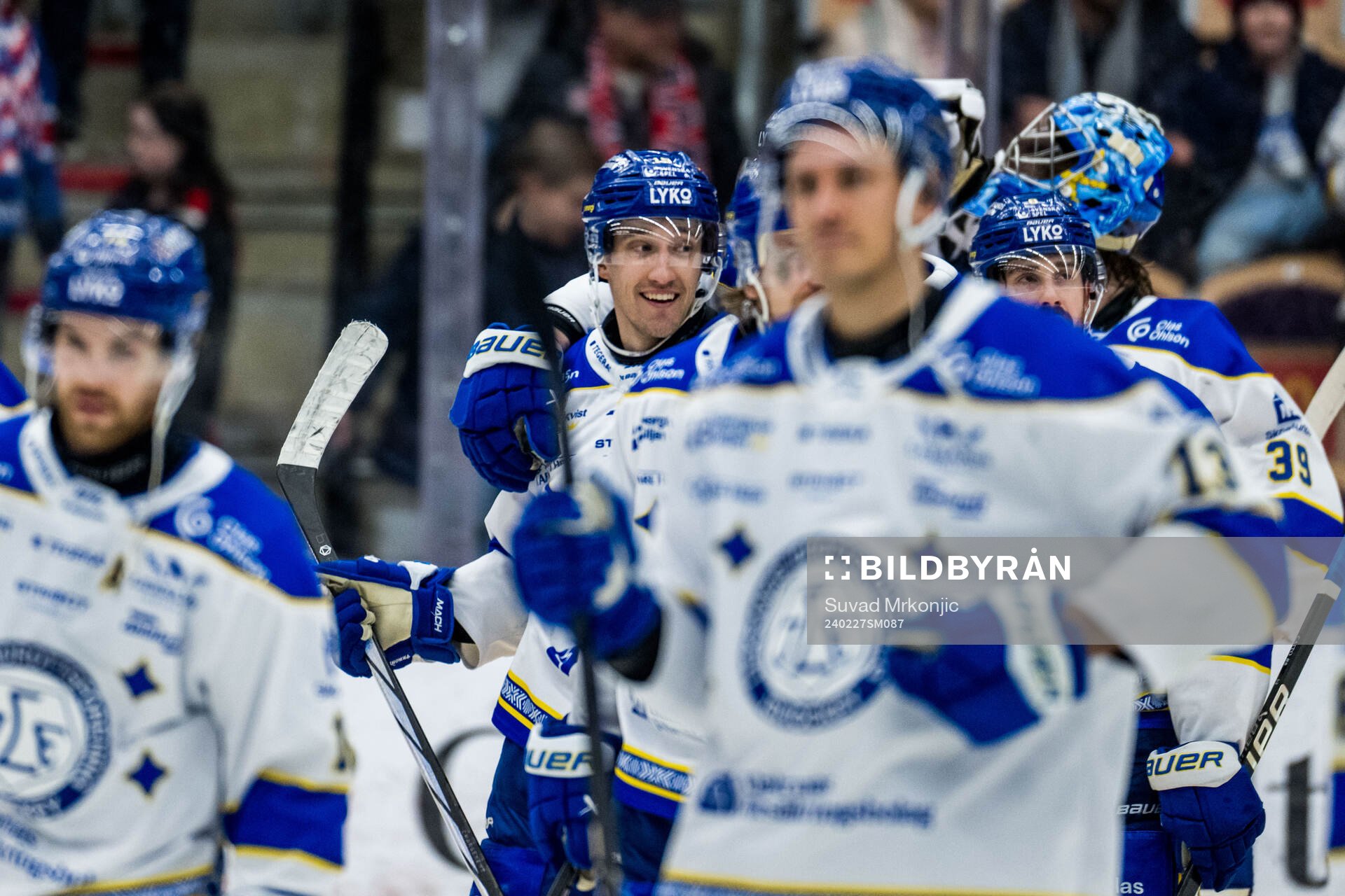 Leksands Max Veronneau jublar