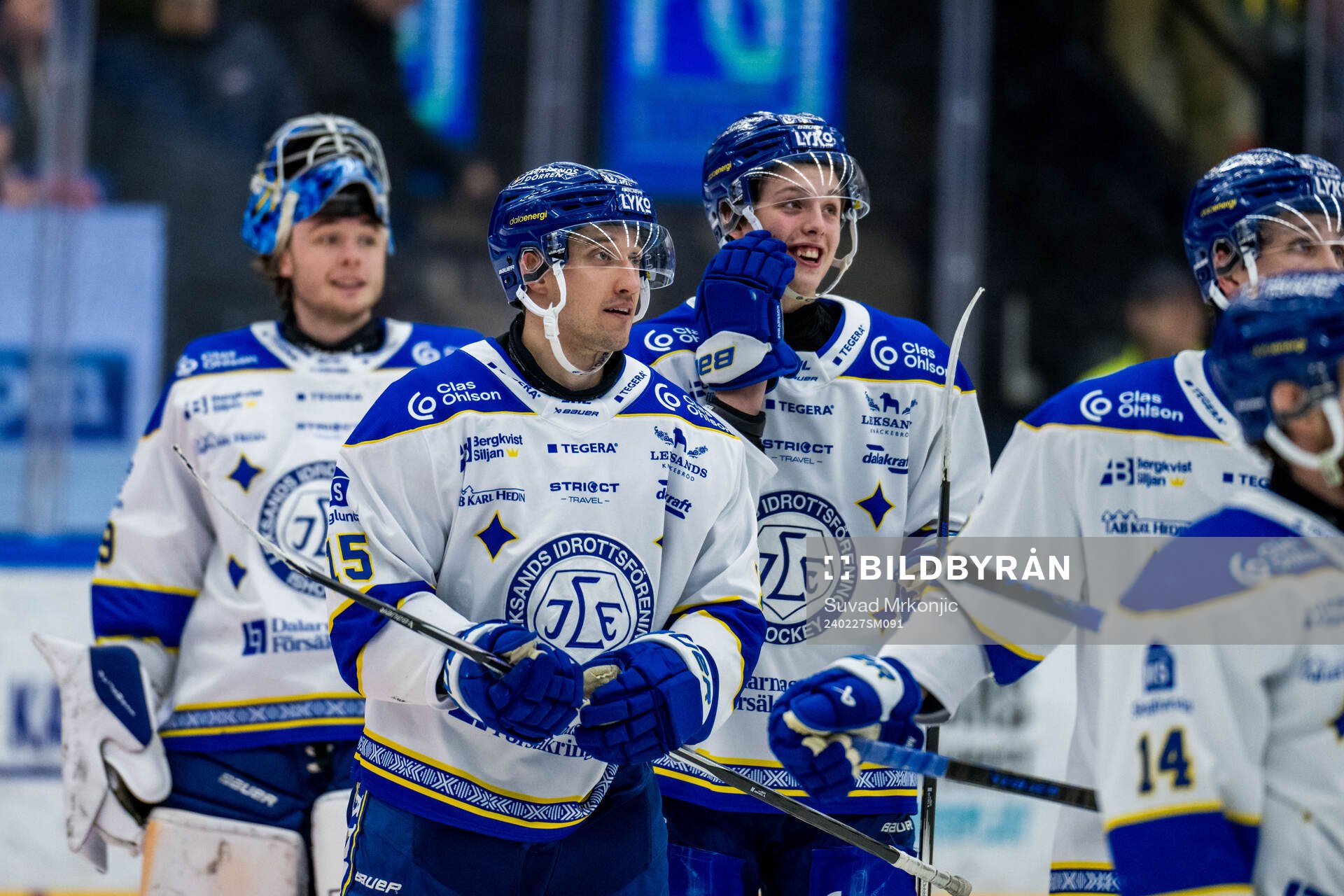 Leksands Max Veronneau jublar