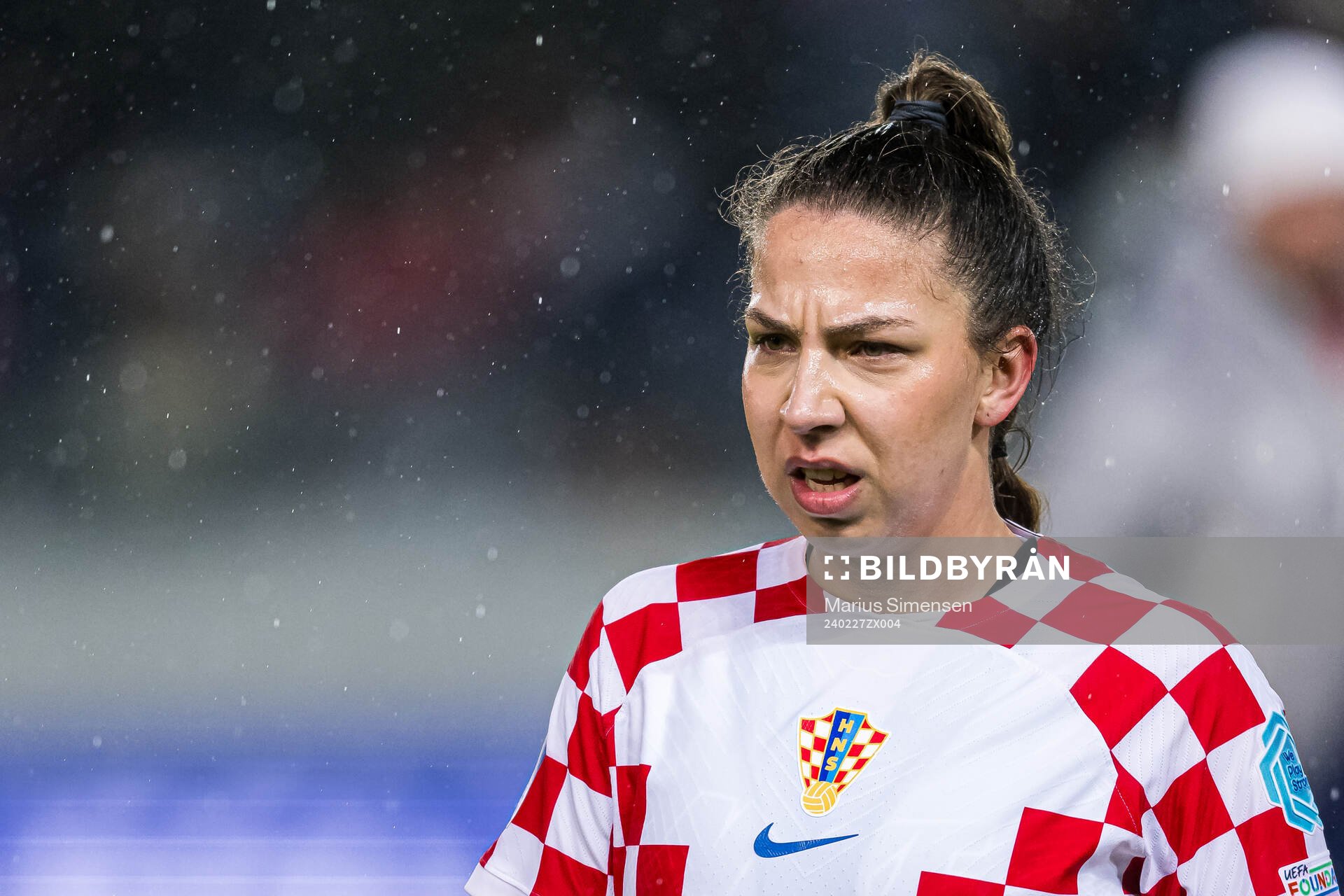 Ružica Krajinović of Croatia looks dejected