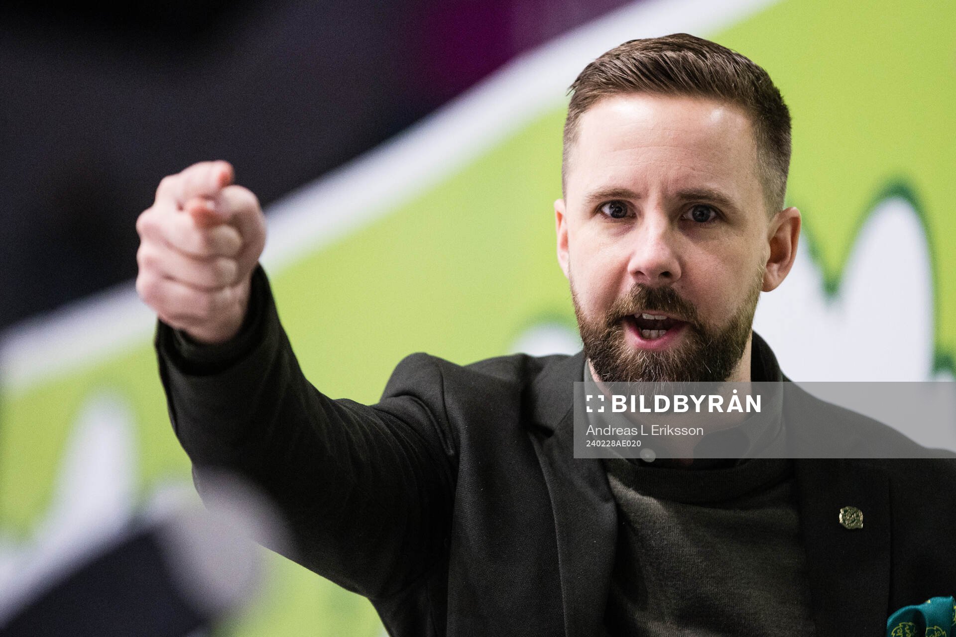Björklövens huvudtränare Viktor Stråhle
