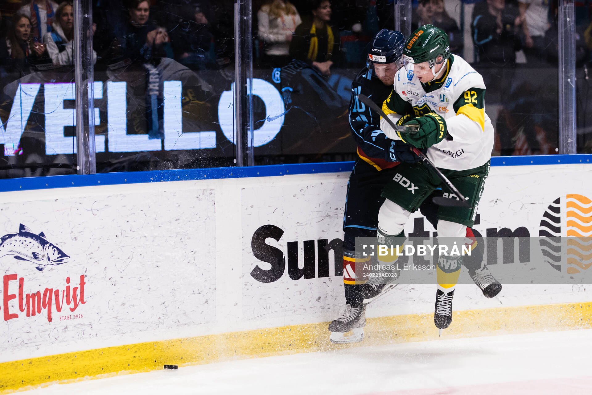 Djurgårdens Jakob Ragnarsson och Björklövens Viljami