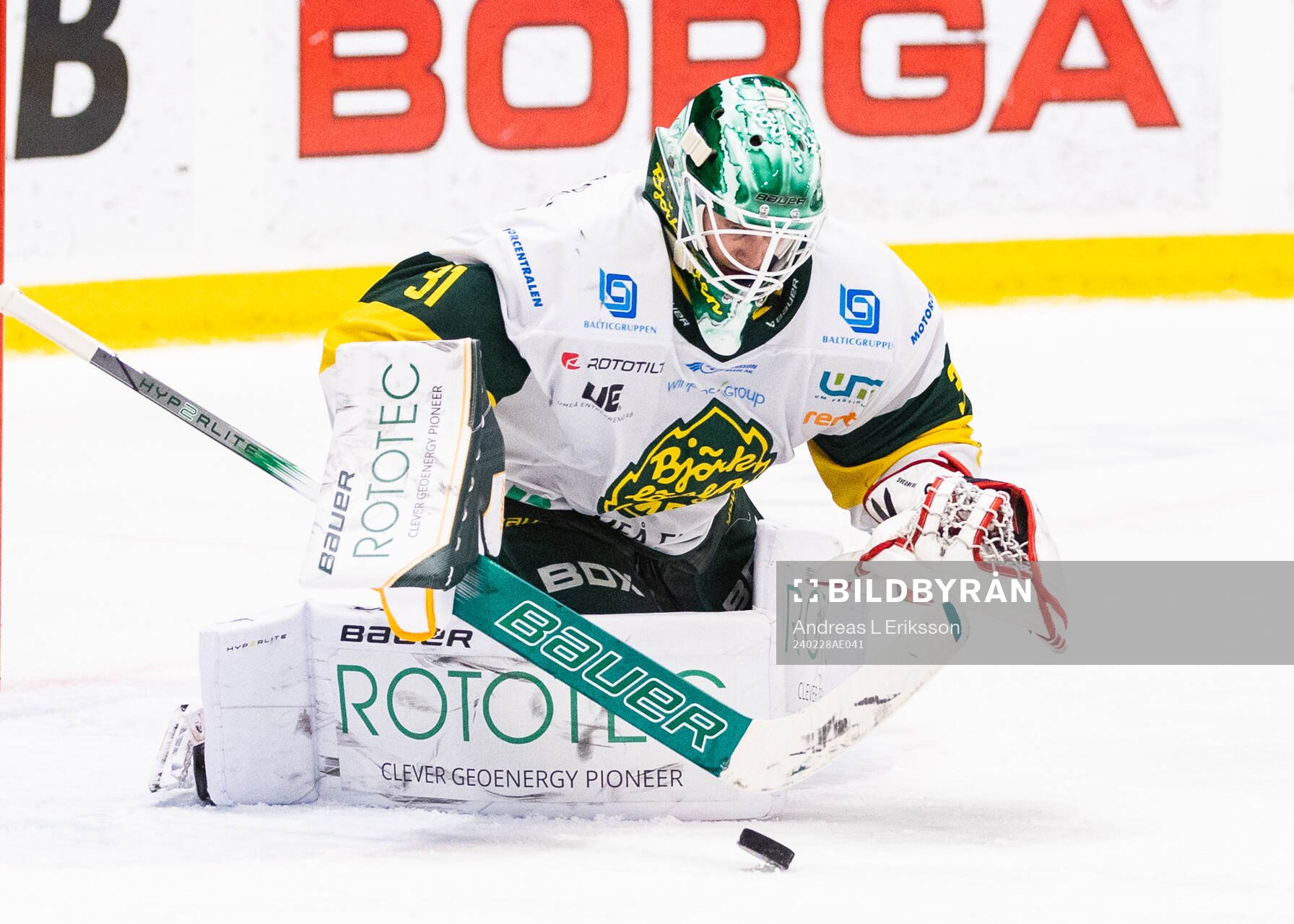 Björklövens målvakt Niklas Svedberg