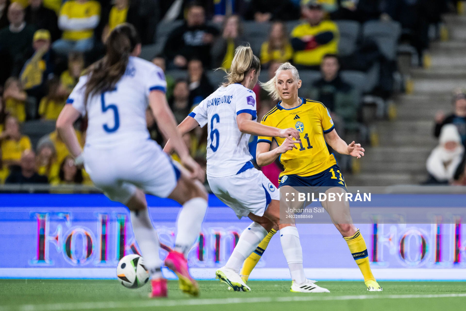 Stina Blackstenius of Sweden