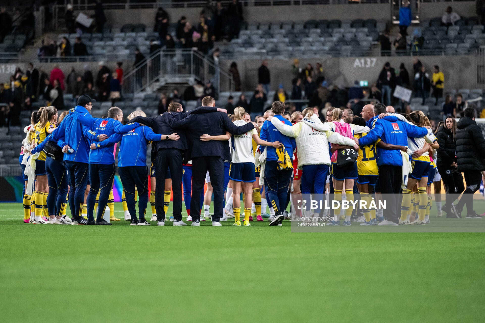 Players of Sweden gather